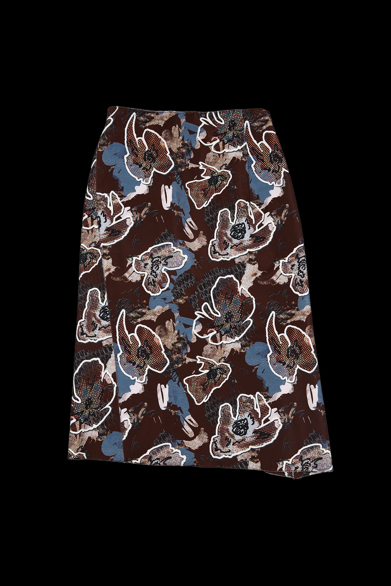 패턴 롱 스커트