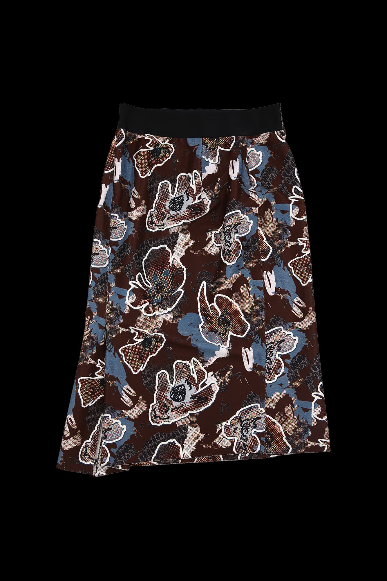 패턴 롱 스커트