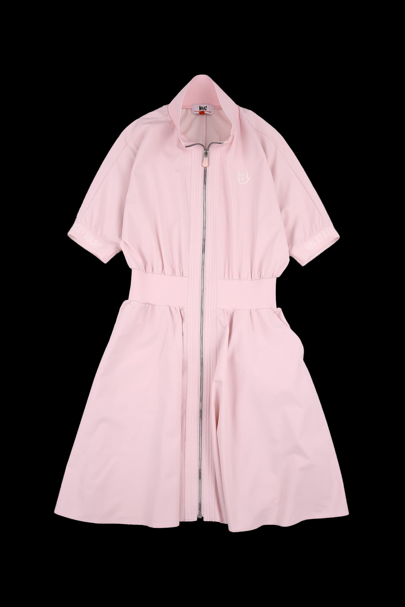 스트레치 풀집업 원피스