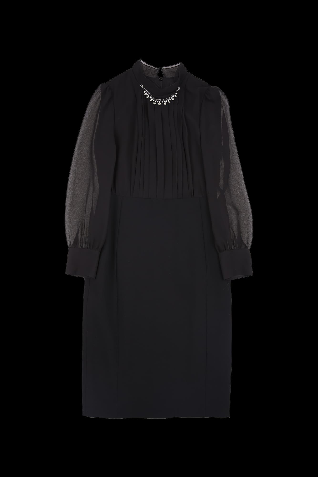 시스루 디테일 원피스