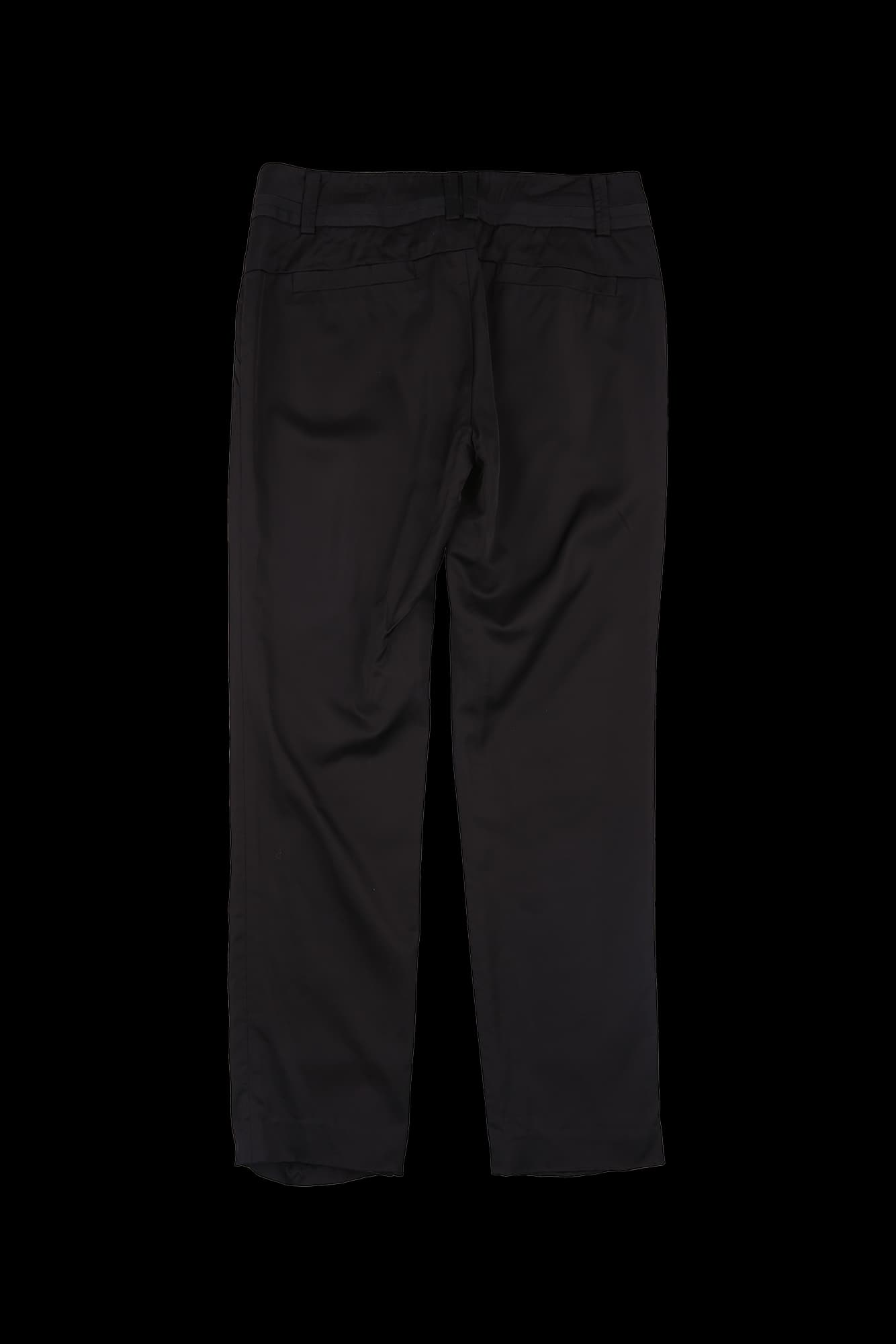 광택 슬림 팬츠