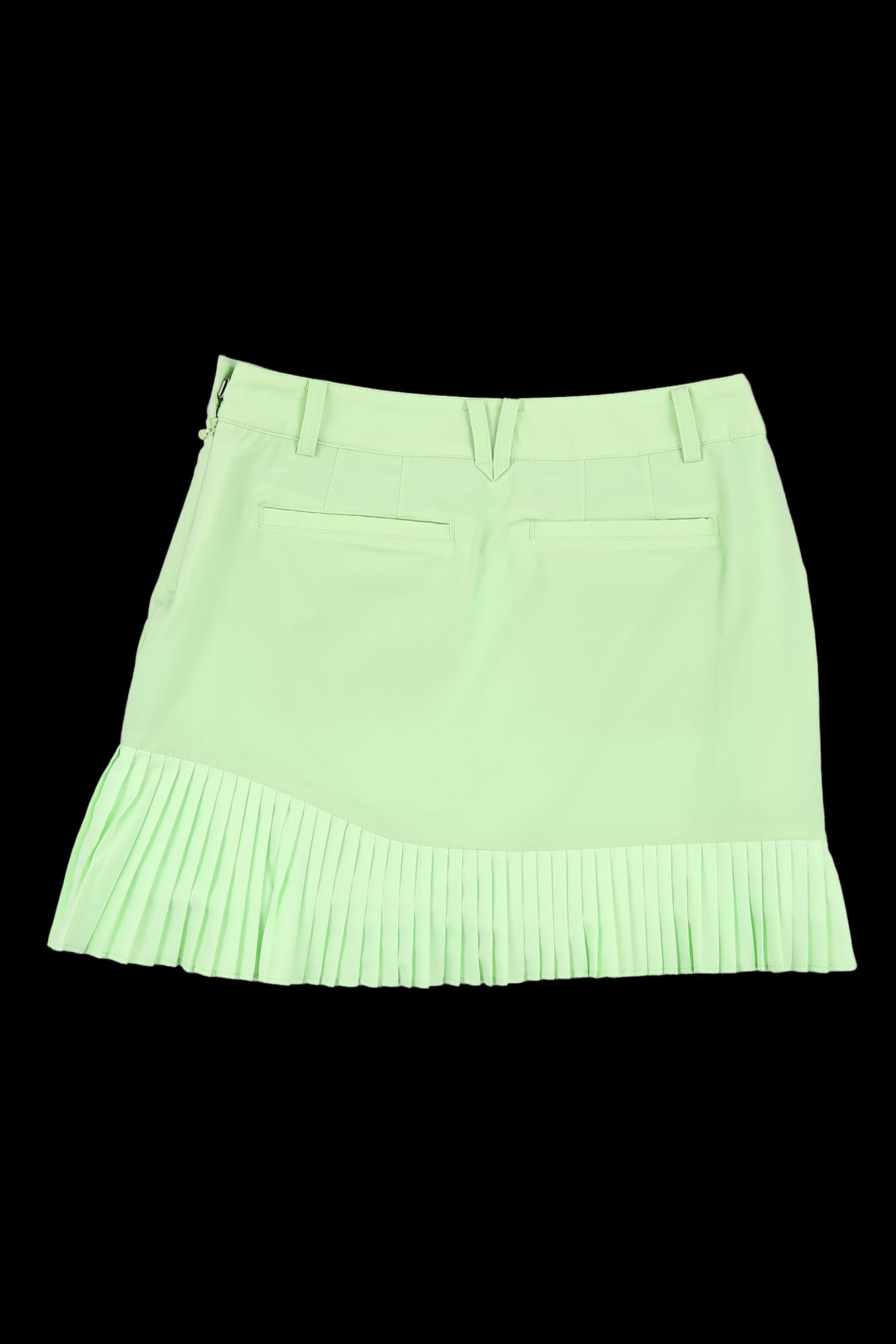 플리츠 헴 스커트