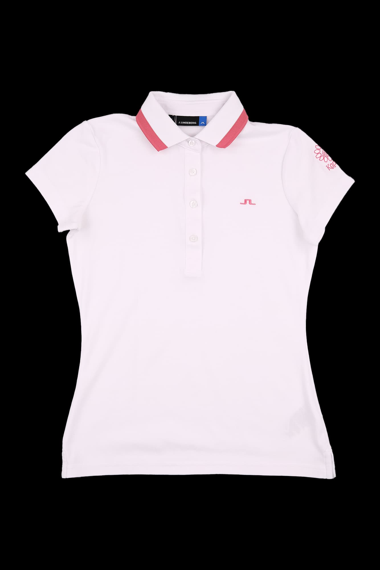 핑크 카폴레이 카라 티