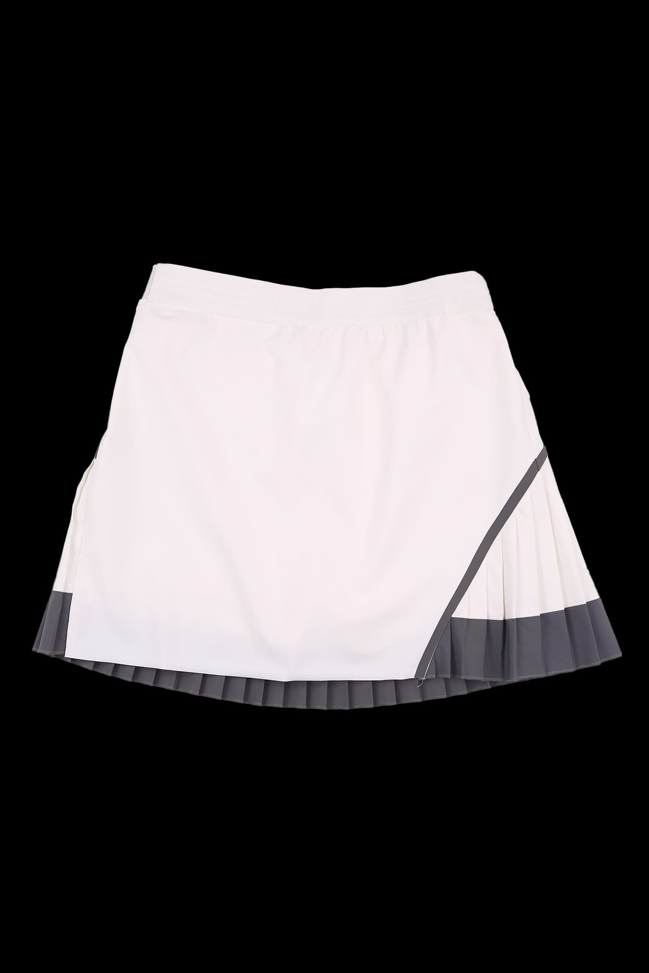 사선 플리츠 스커트