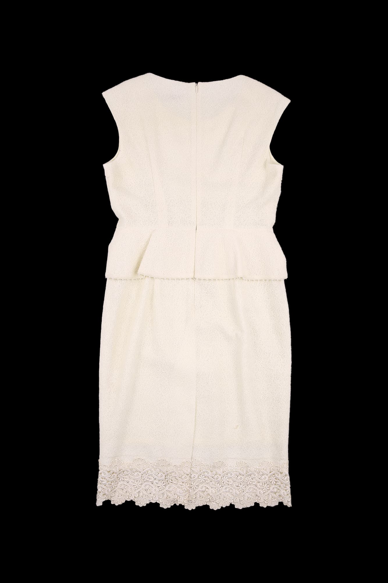 밑단 프릴 민소매 원피스