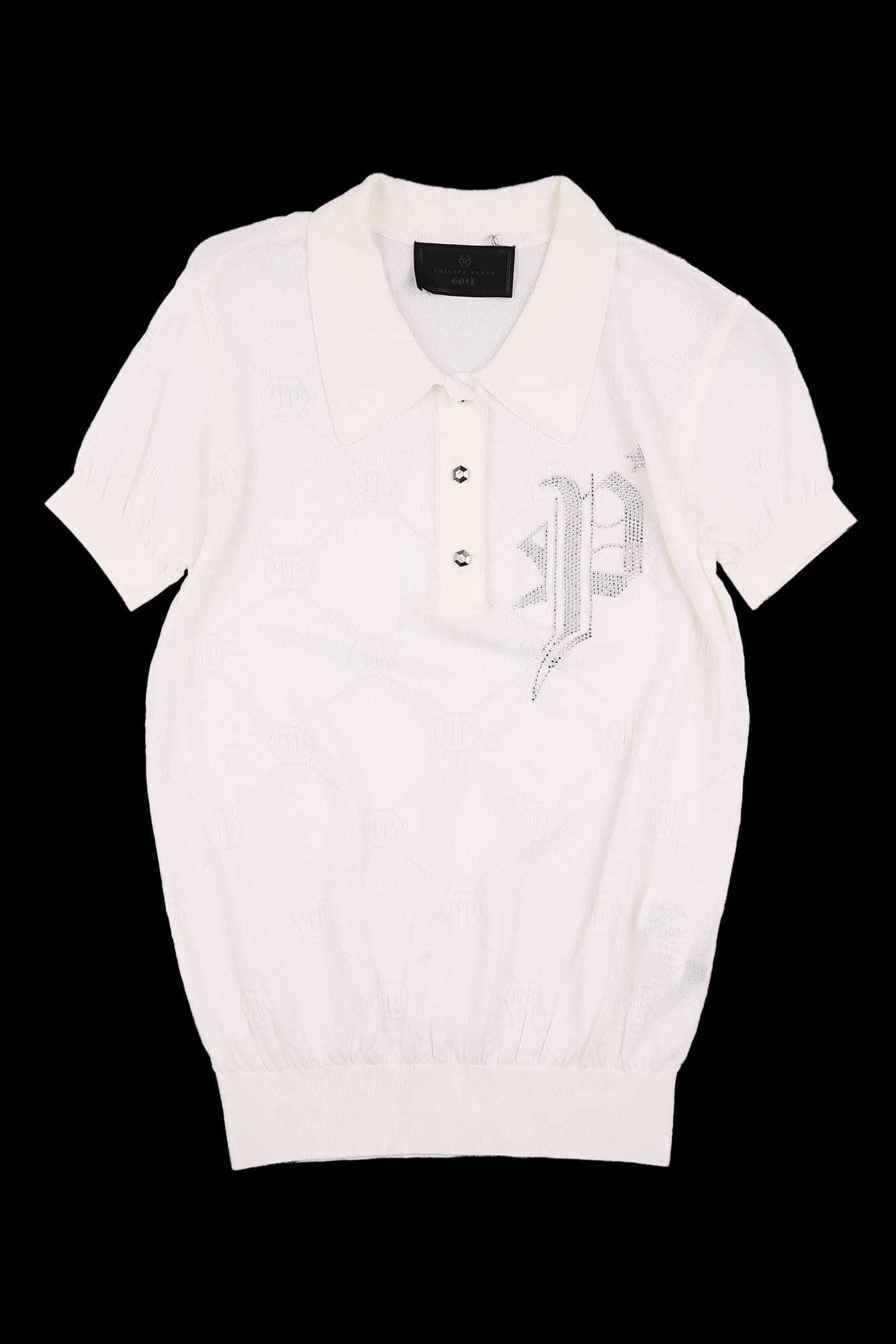 비즈 펀칭 카라 티