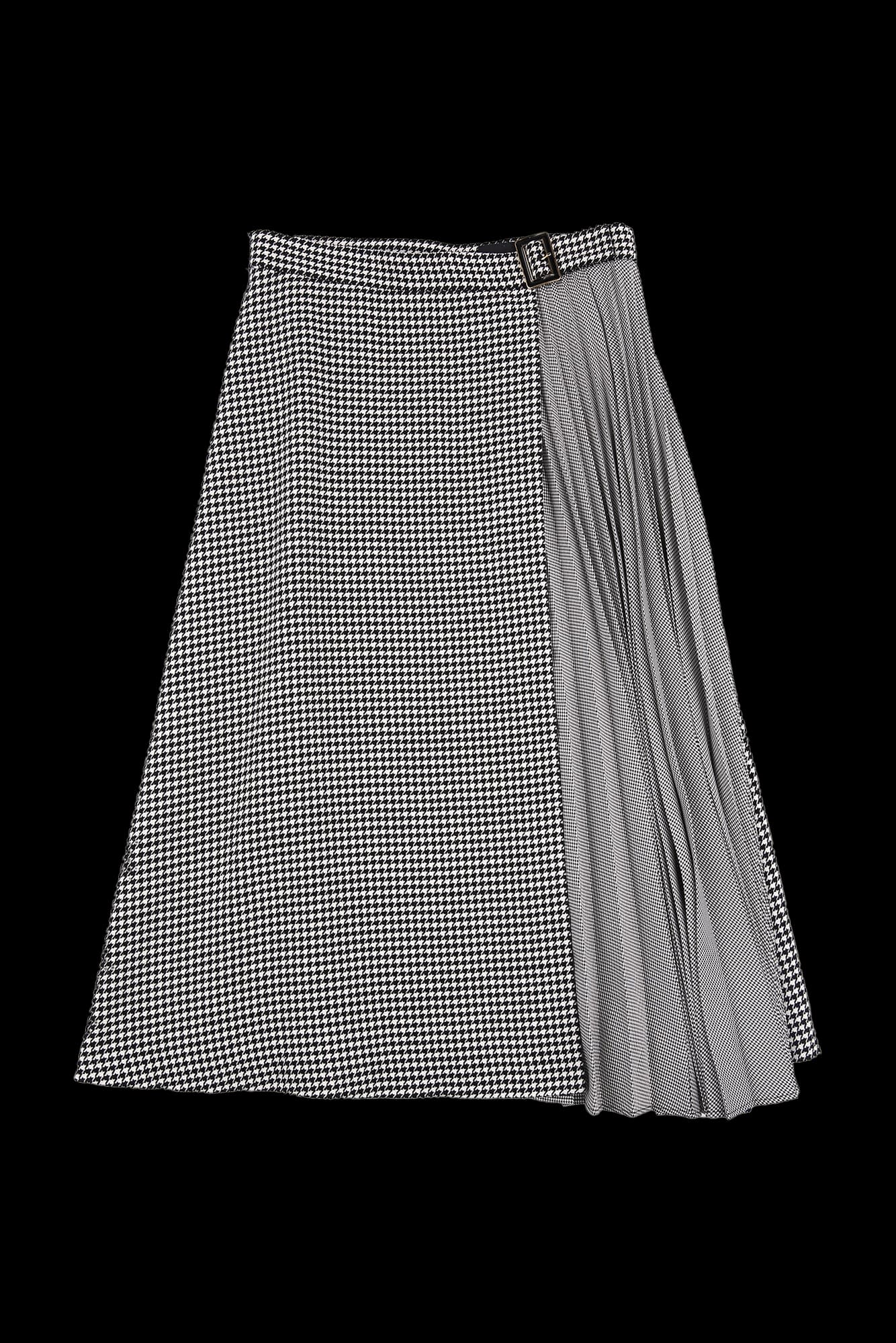 사이드 플리츠 스커트