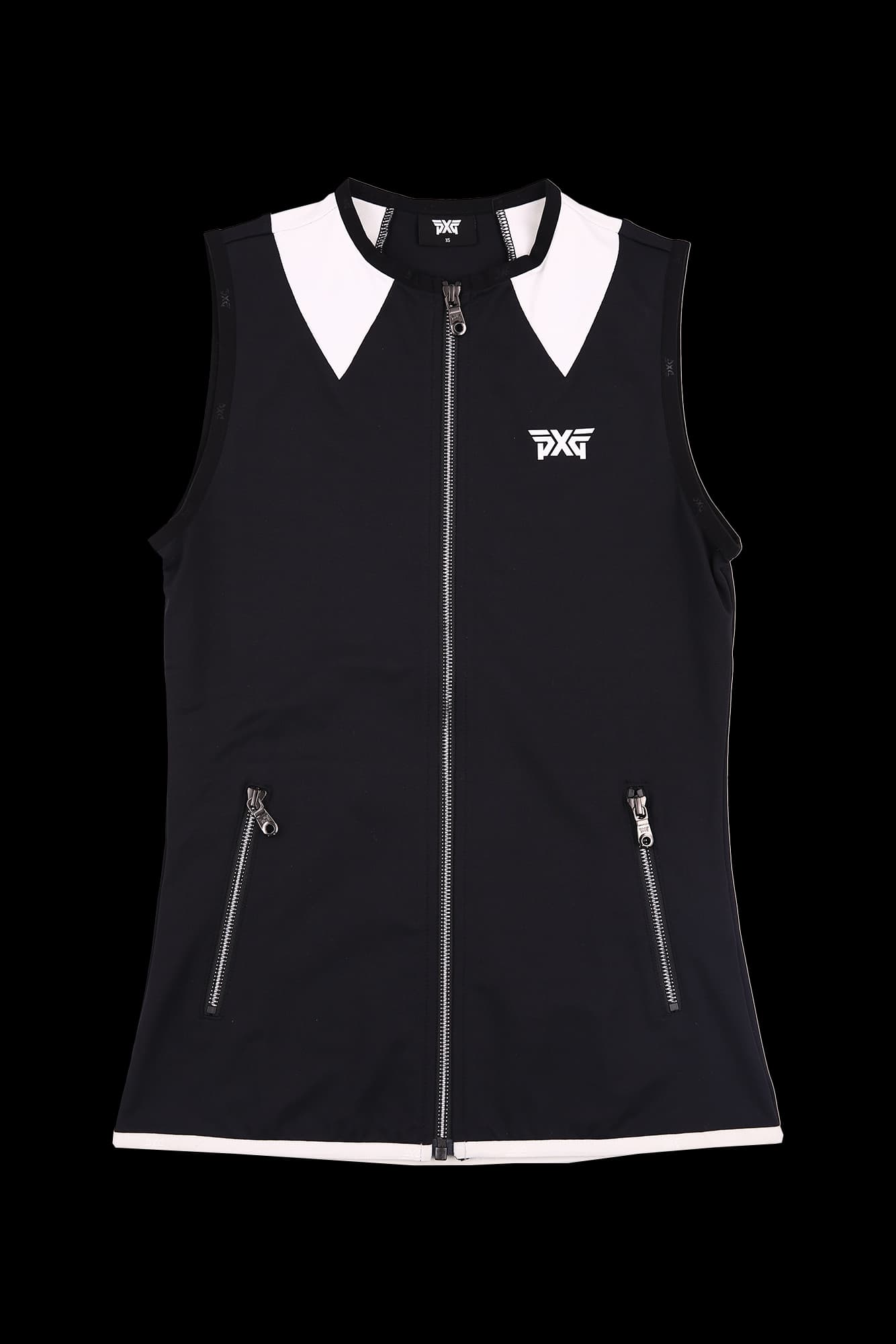 스트레치 배색 베스트