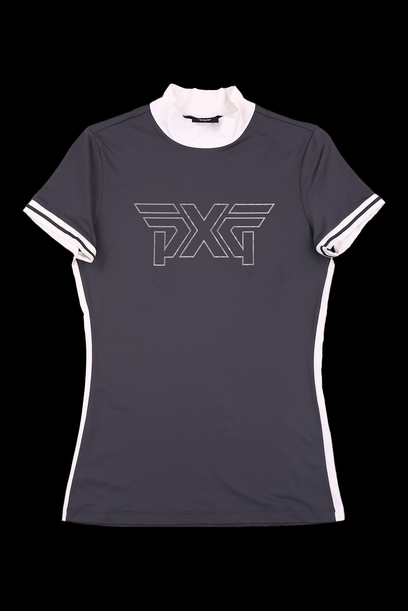 스트레치 모크넥 반팔티