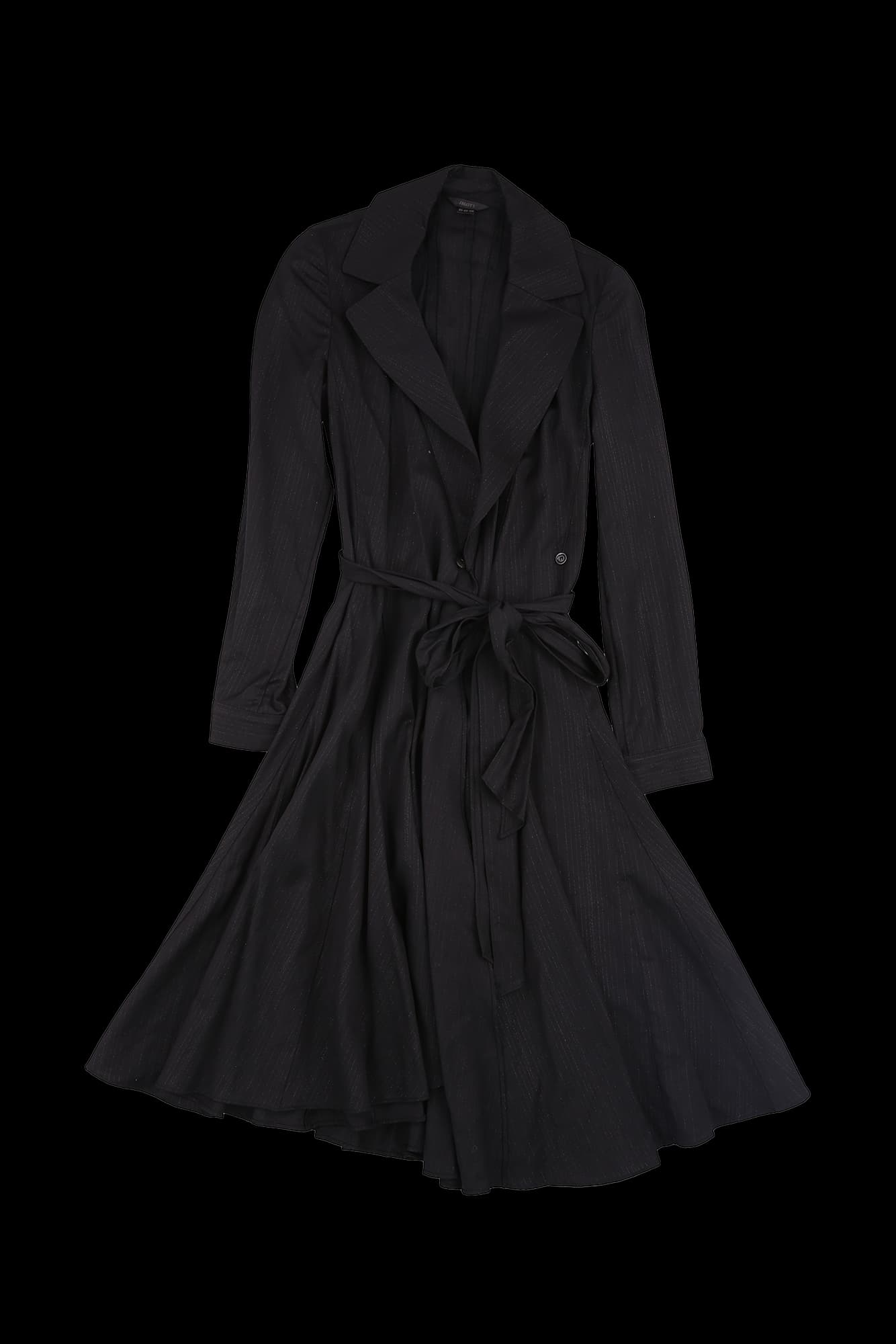 카라 단추 원피스