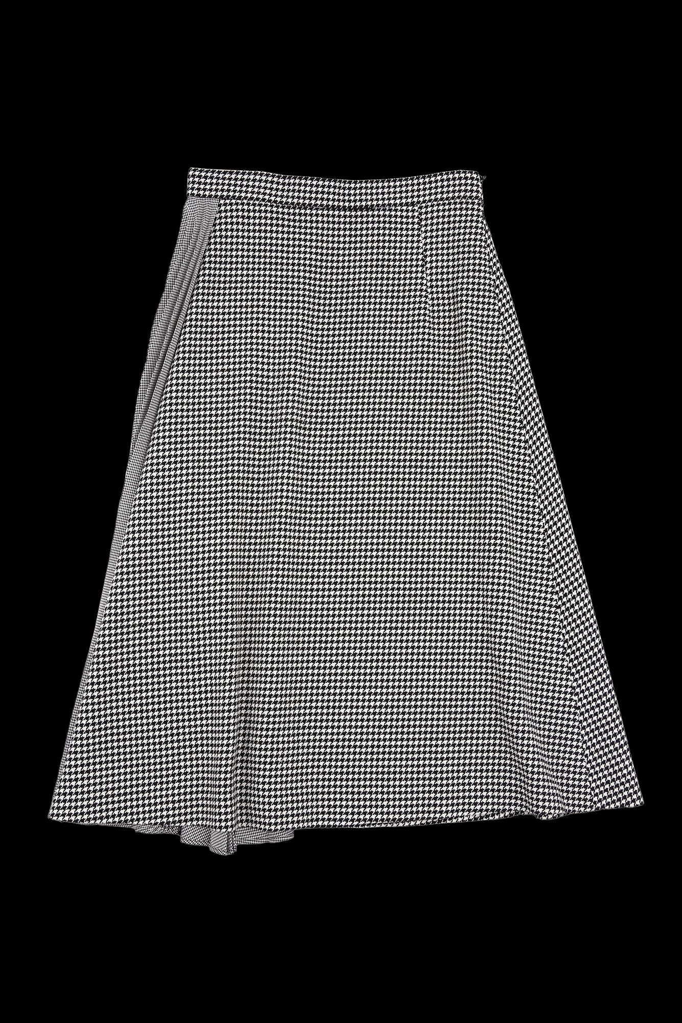 사이드 플리츠 스커트