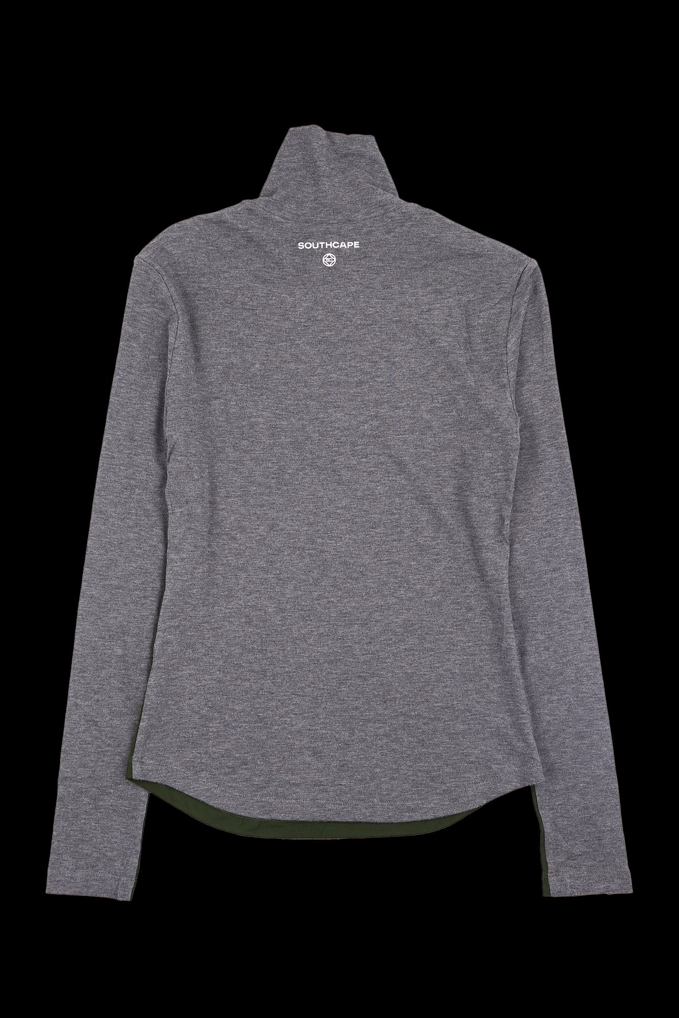 하이넥 배색 티