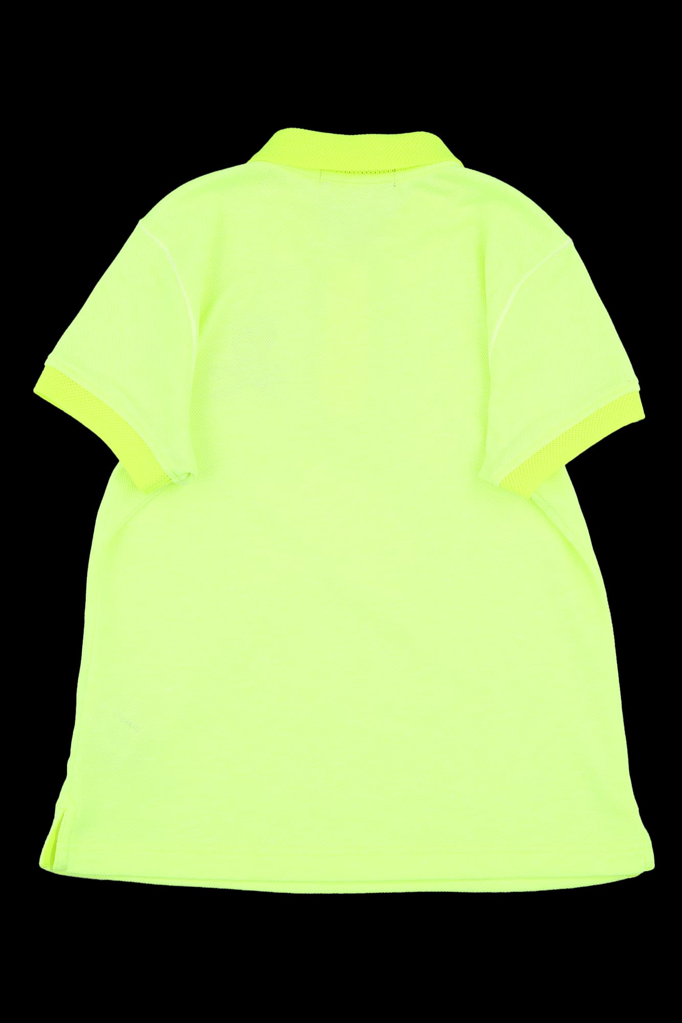 로고 와펜 카라 반팔 티셔츠