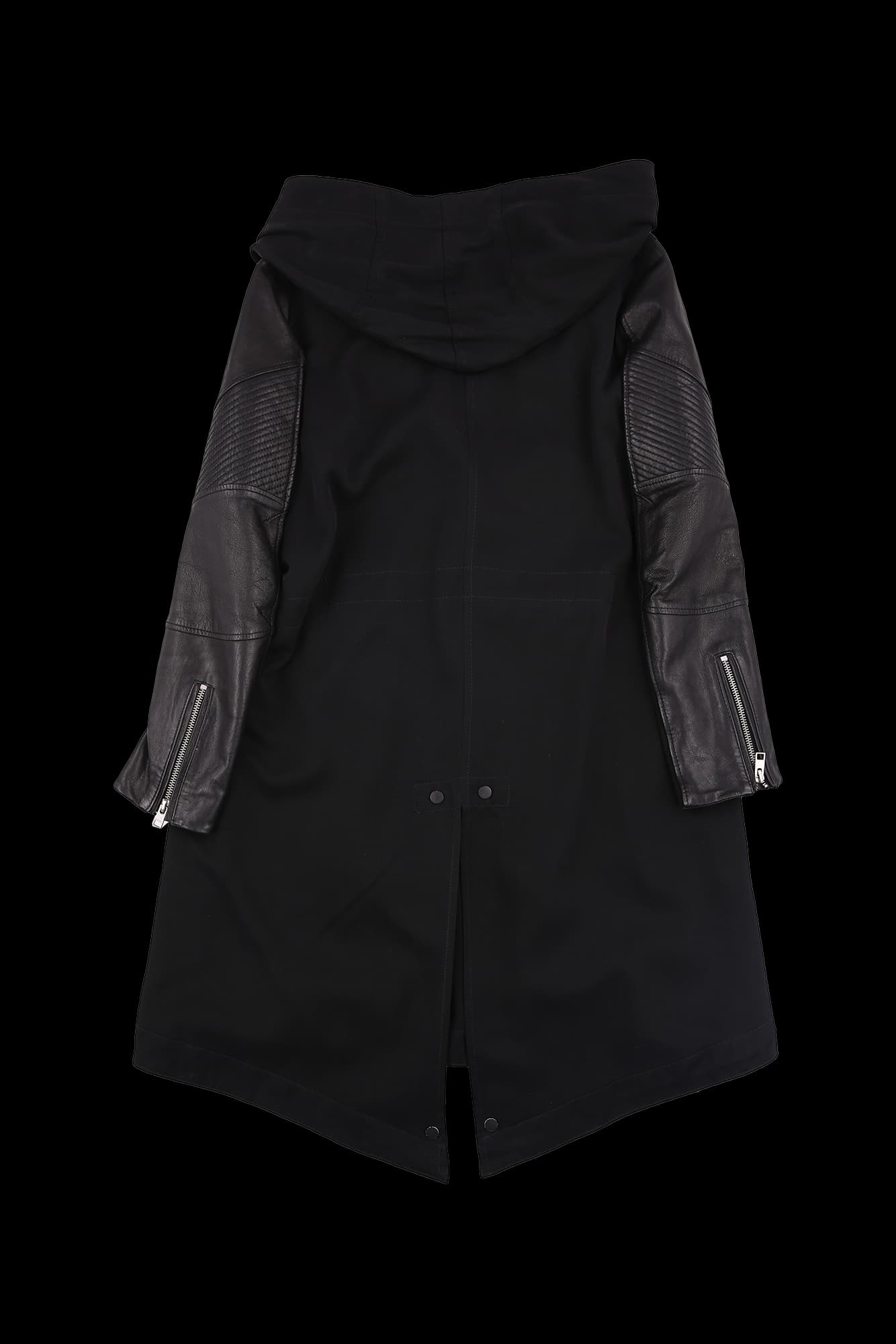 기온 후드 집업 파카