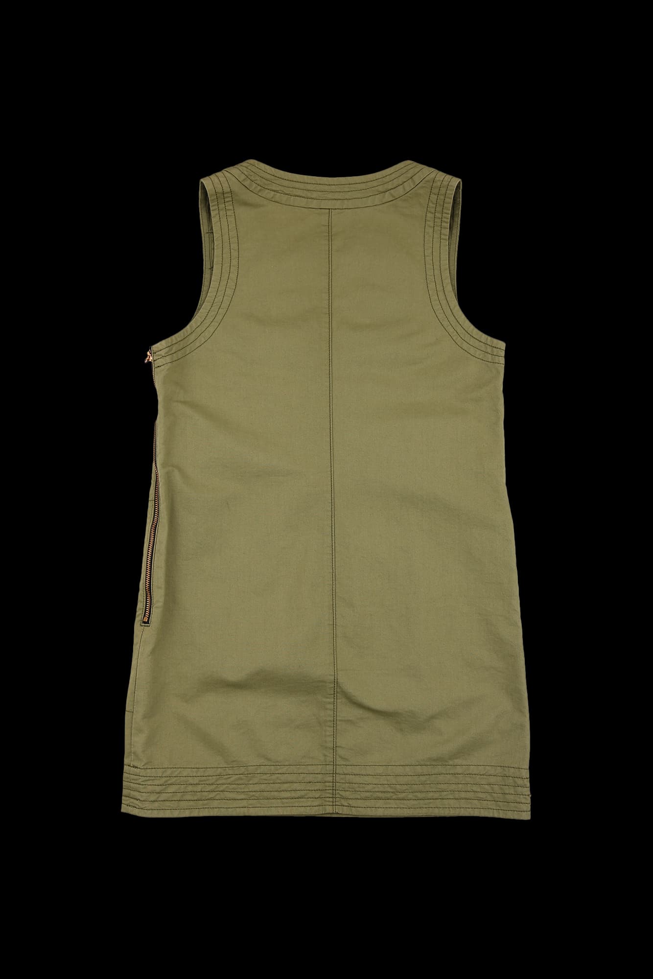 슬리브리스 코튼 원피스