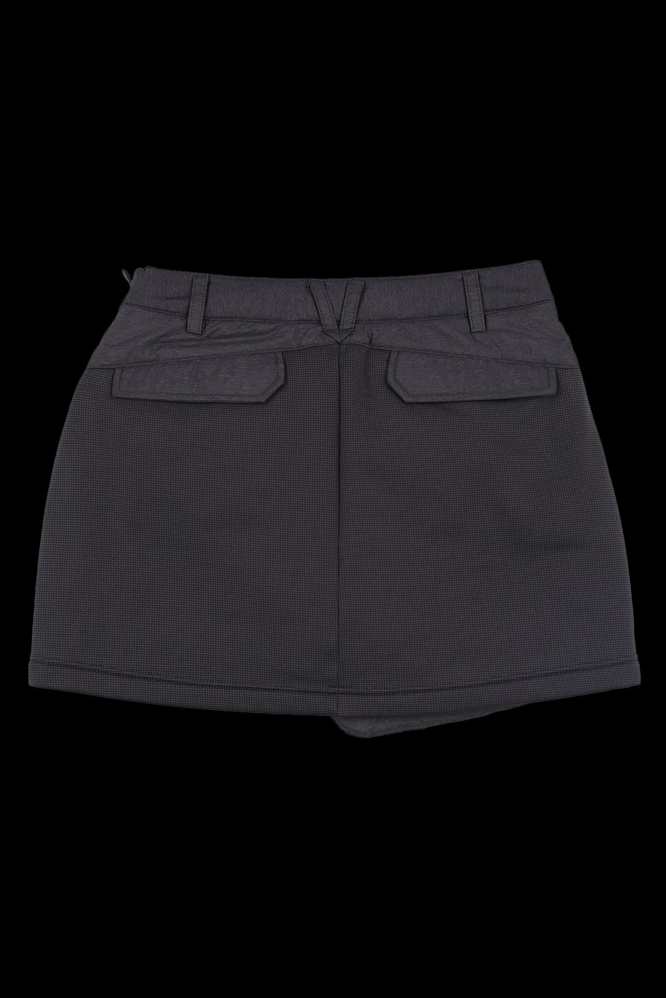 사선 퀼팅 패딩 스커트