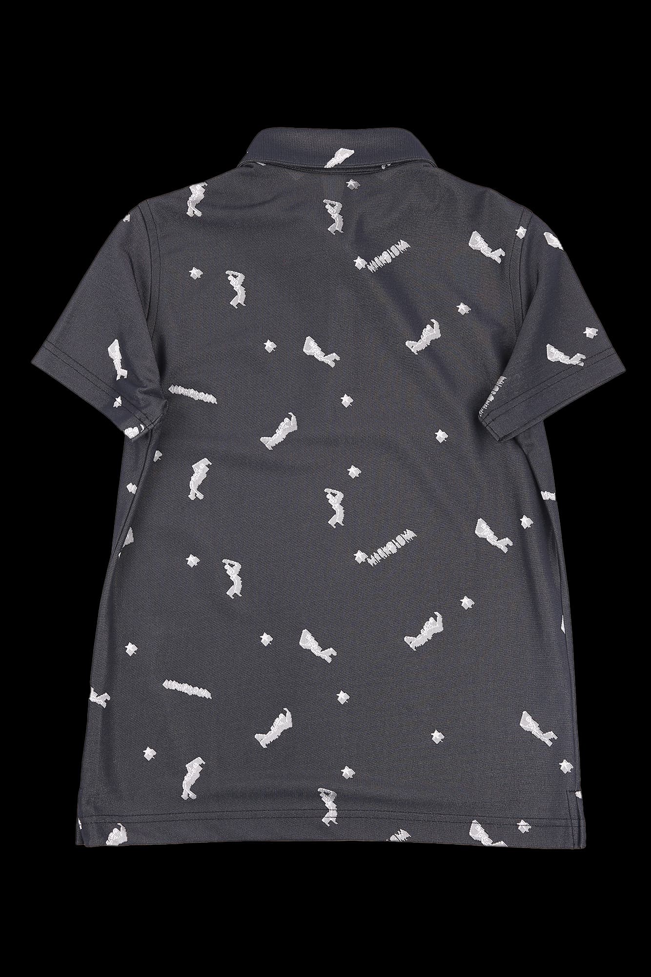 로고 반팔 카라 티셔츠