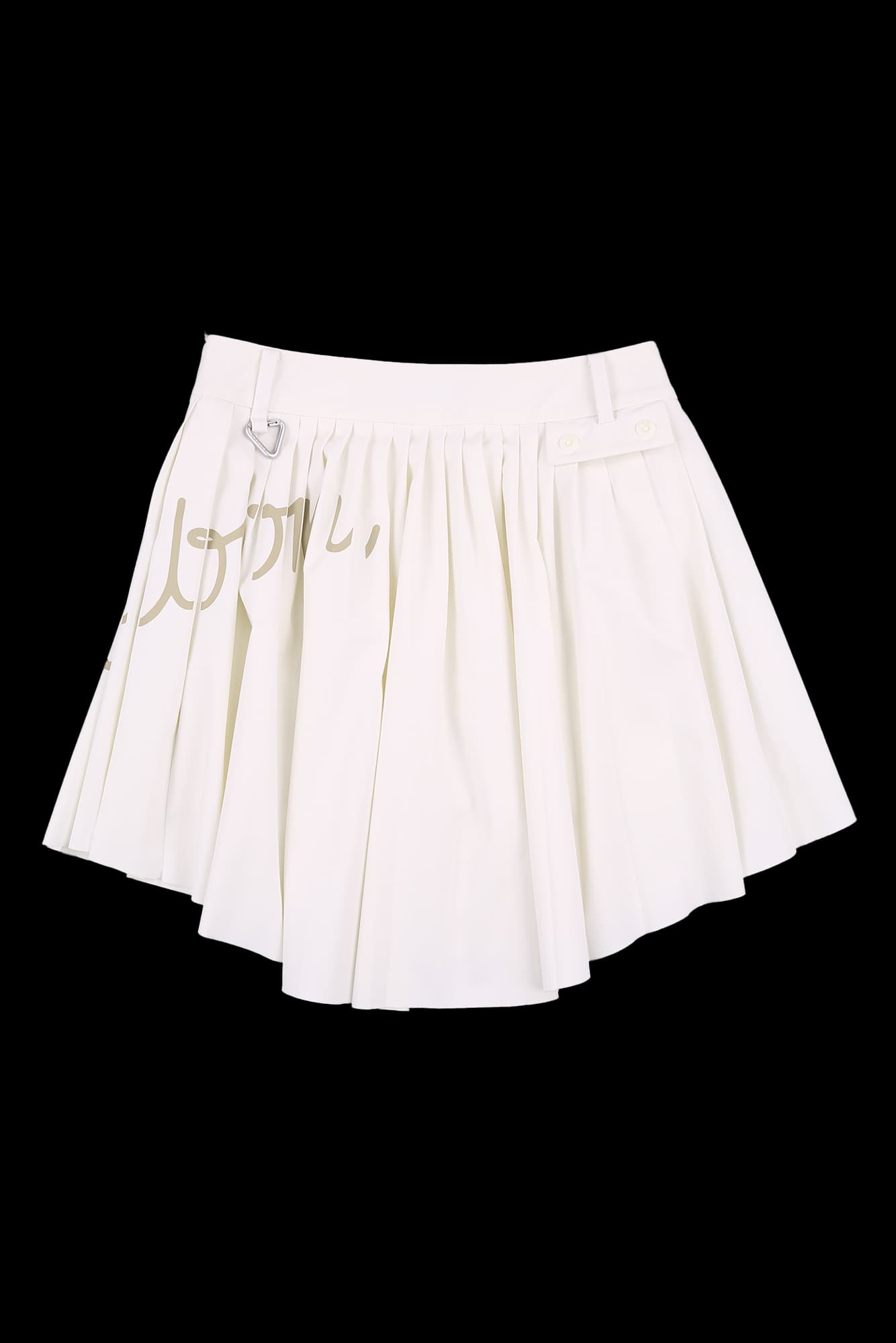 플리츠 고리 스커트