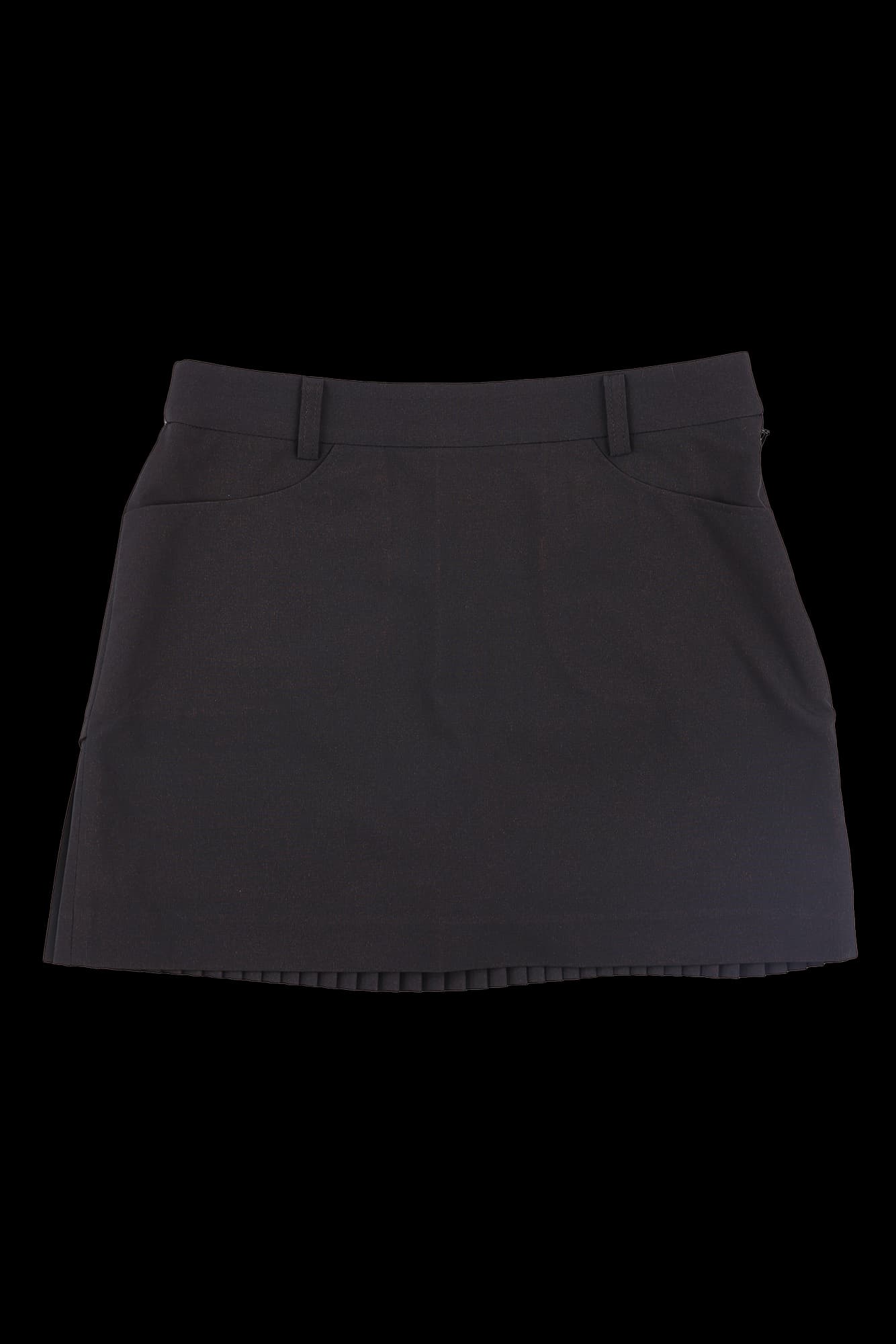 백 플리츠 스커트