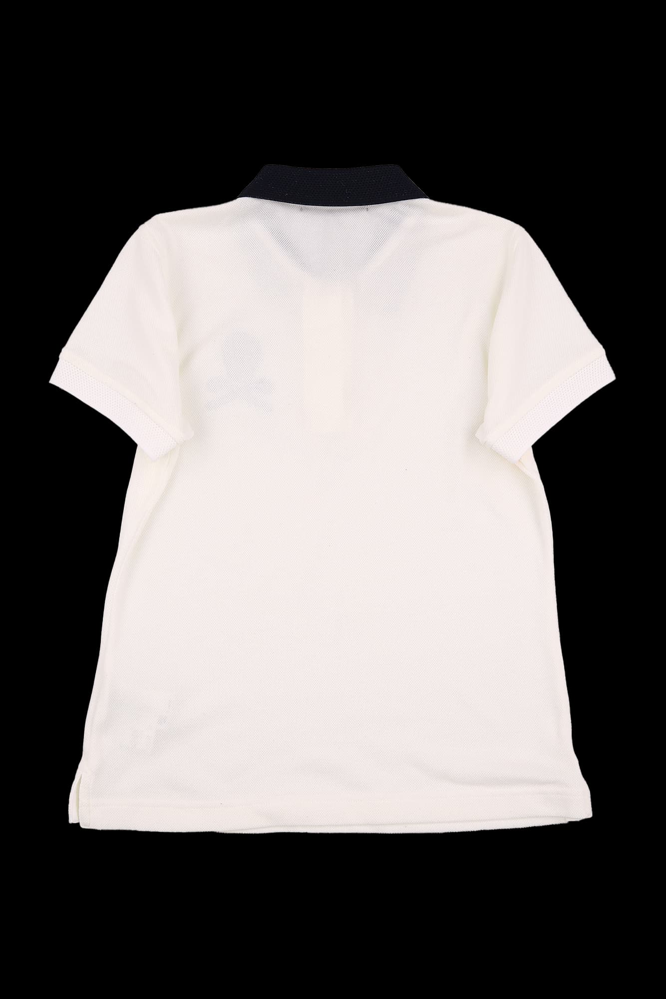 로고 와펜 반팔 카라 티셔츠