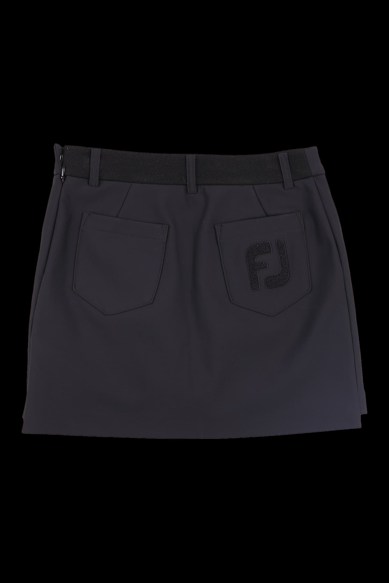 로고 베이직 기모 스커트