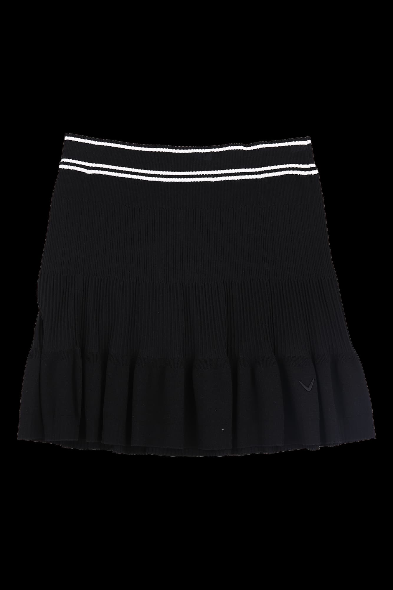 골지 플레어 니트 스커트