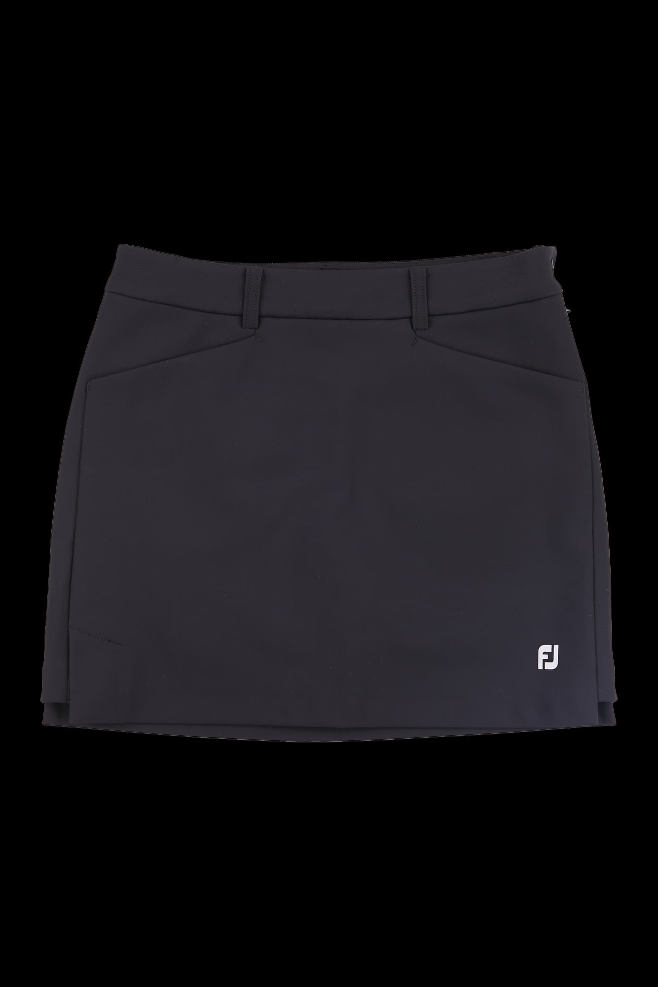 로고 베이직 기모 스커트