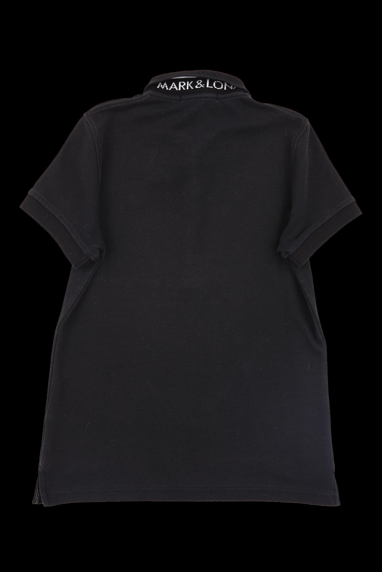 로고 반팔 카라 티셔츠