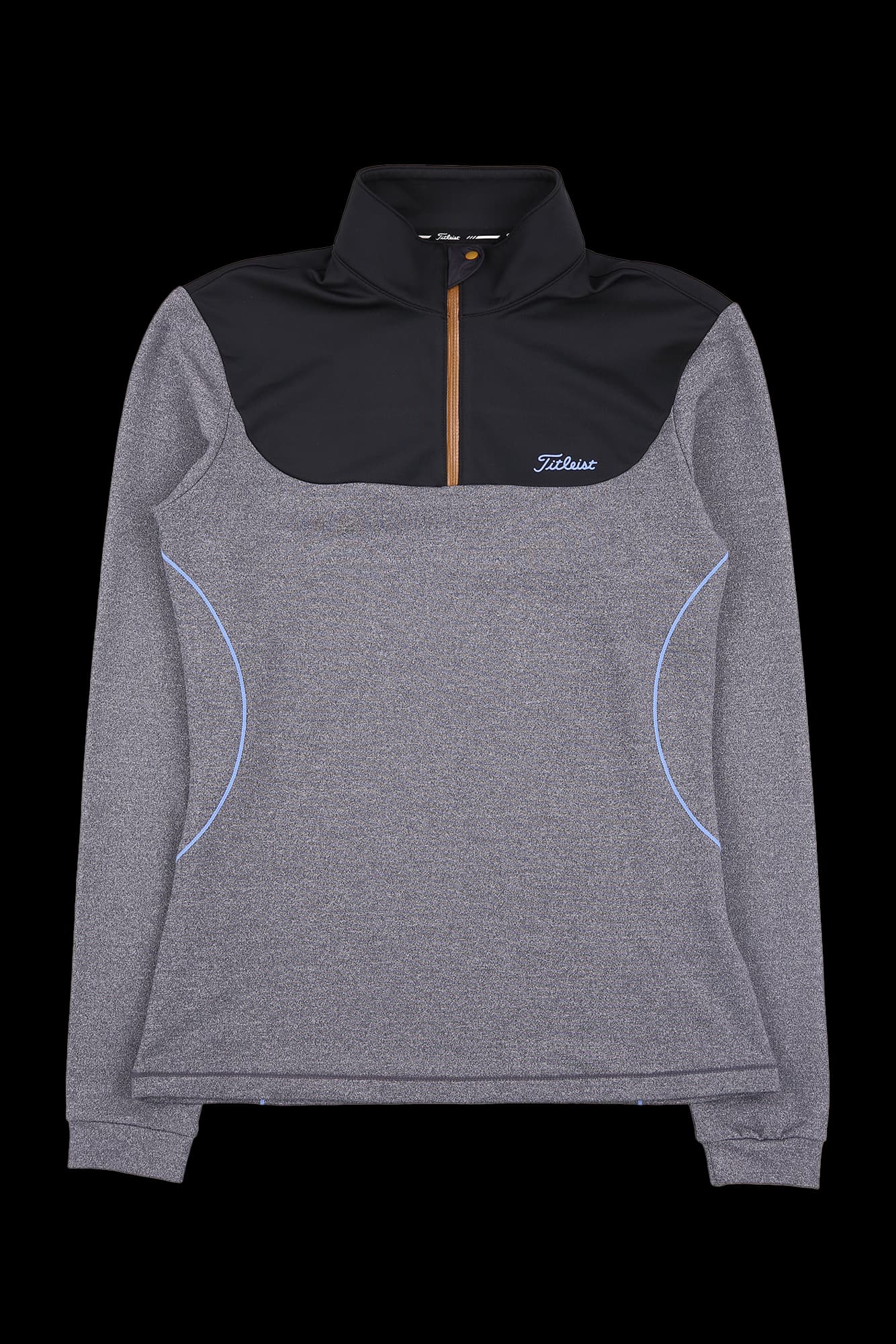 로고 배색 긴팔 티셔츠