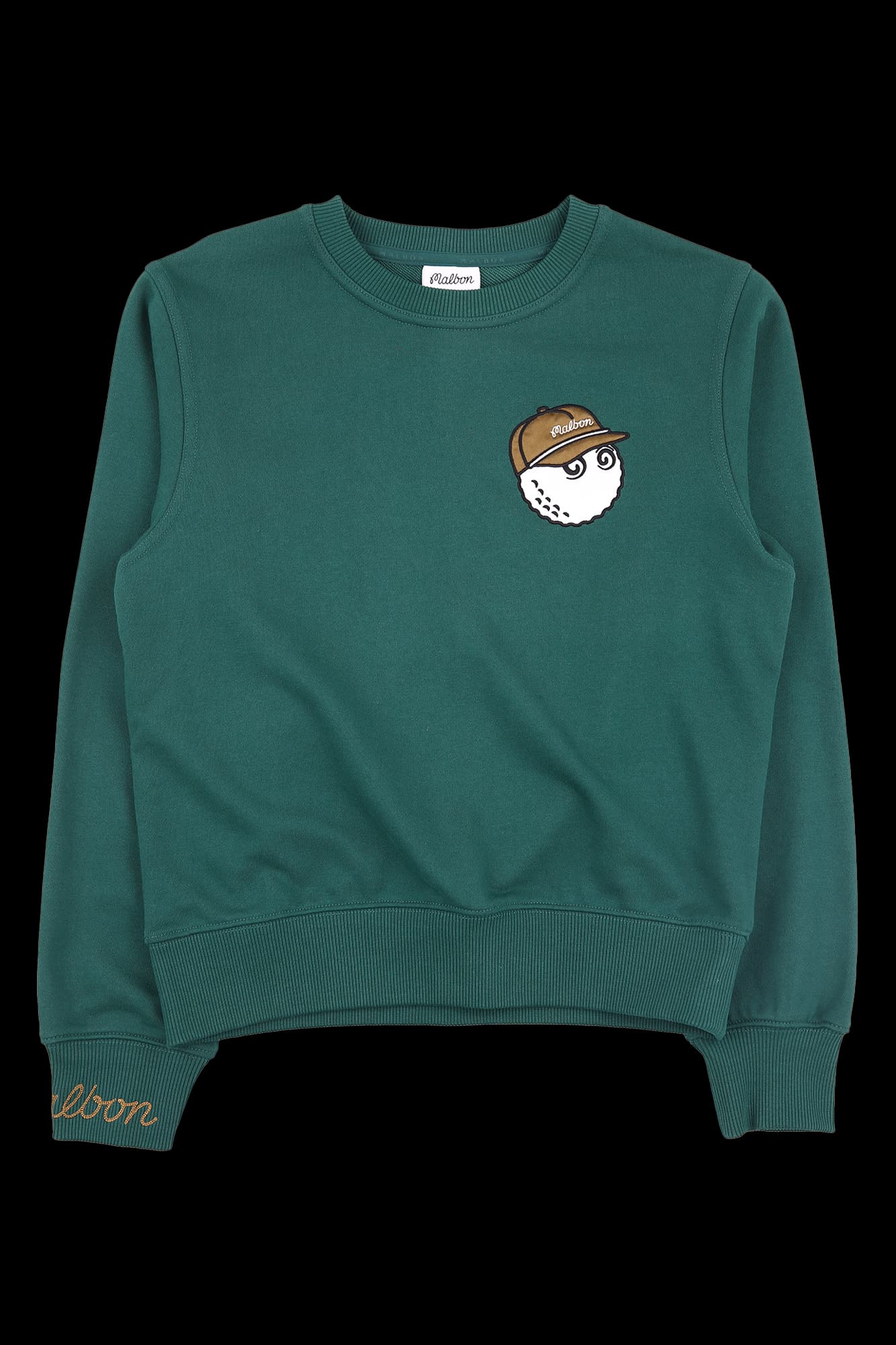 로고 자수 맨투맨