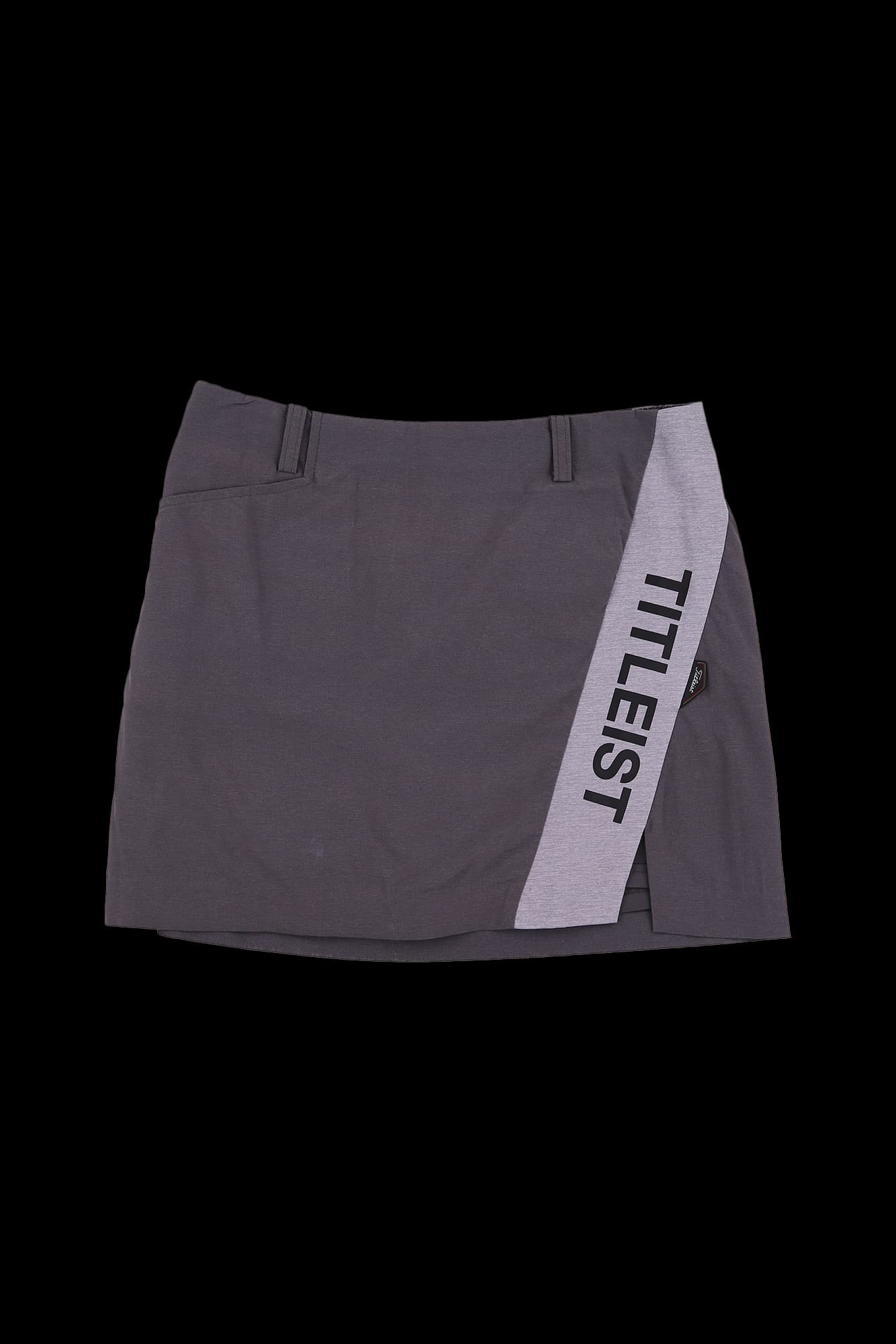 사선 로고 스커트