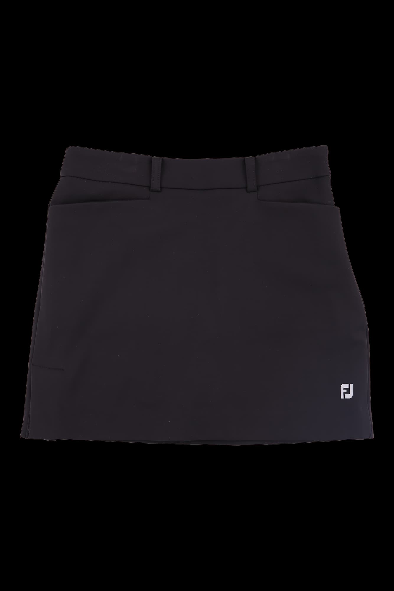 로고 기모 스커트