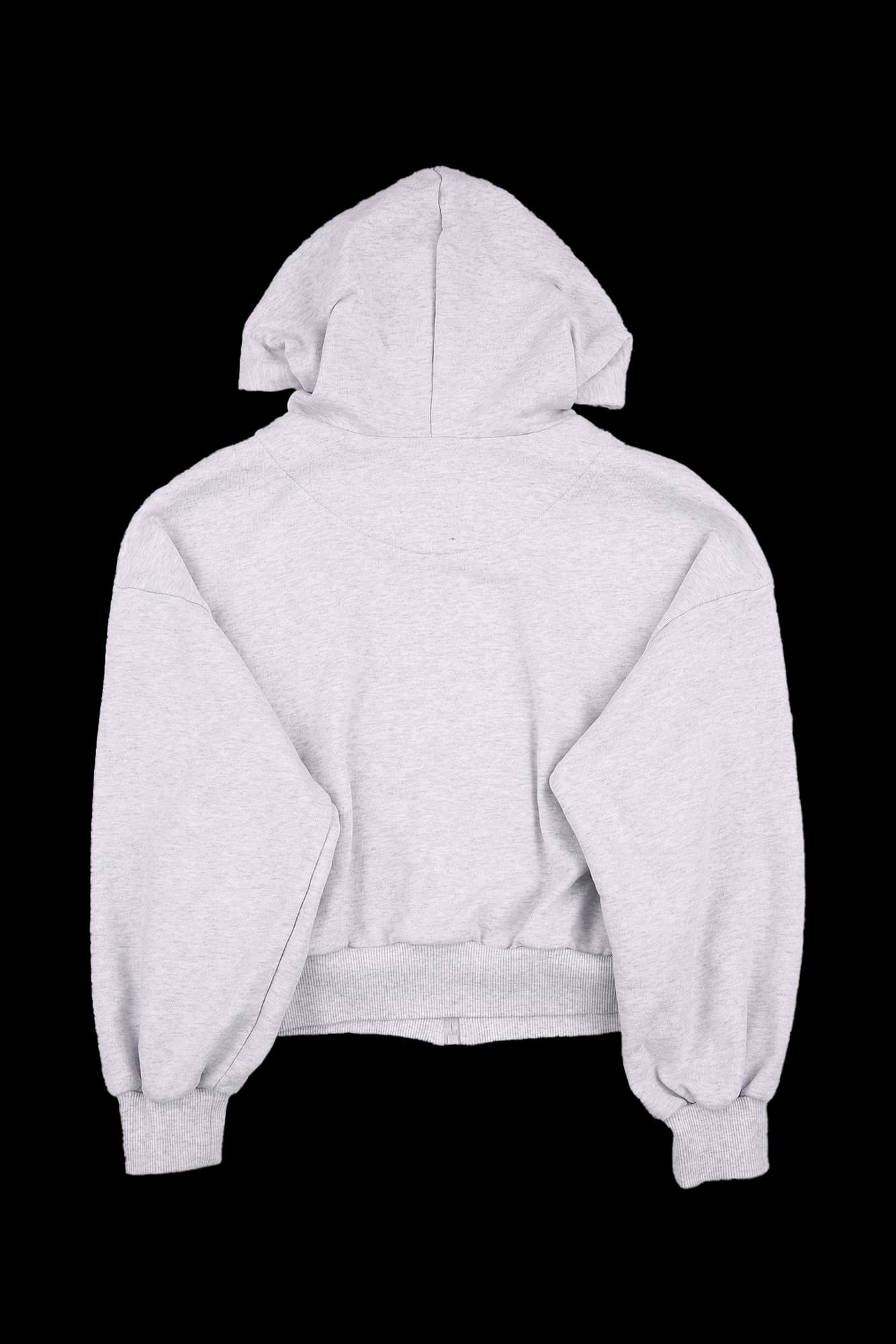 베이직 숏 후드 집업