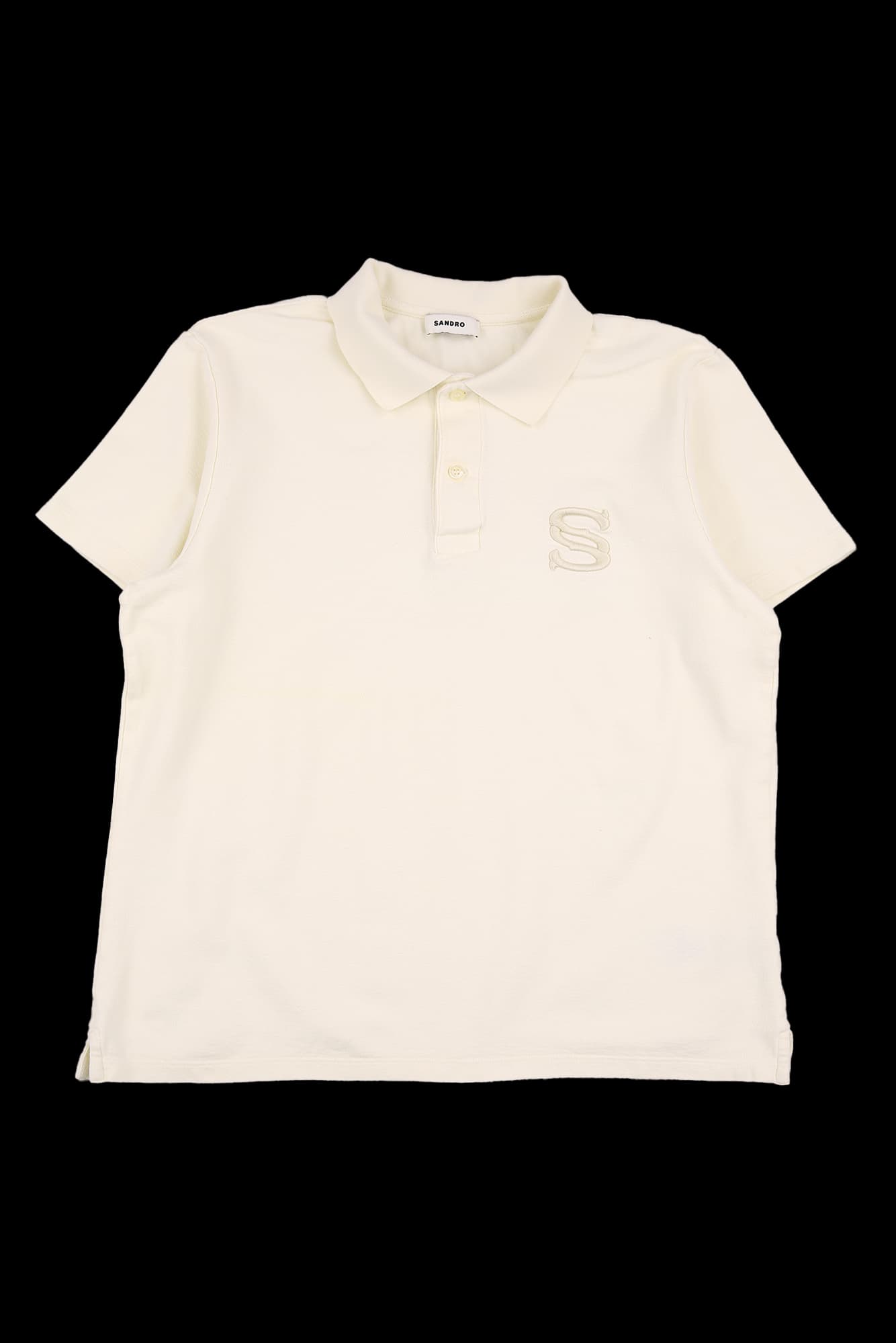 로고 카라 반팔 티셔츠