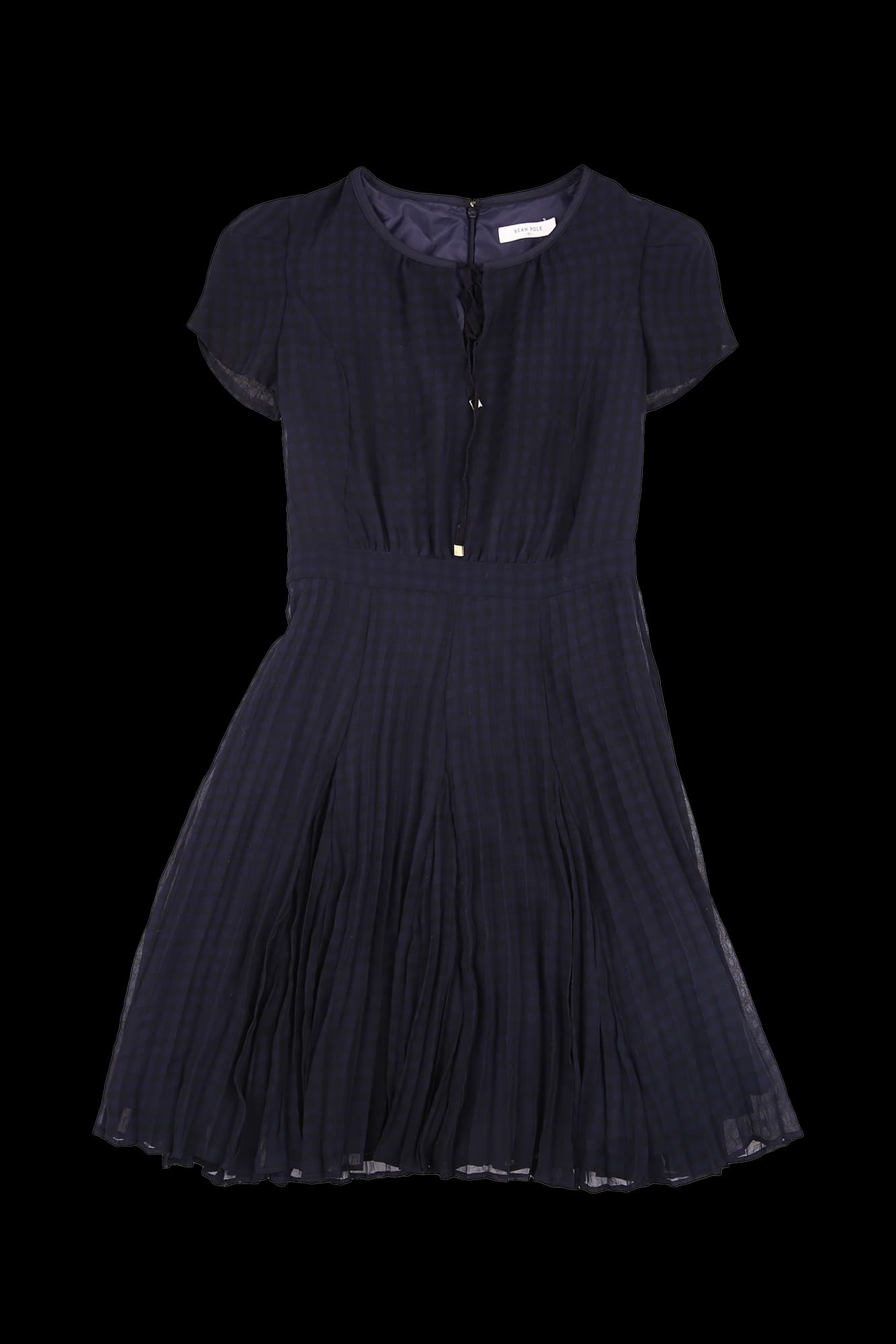 쉬폰 체크 원피스