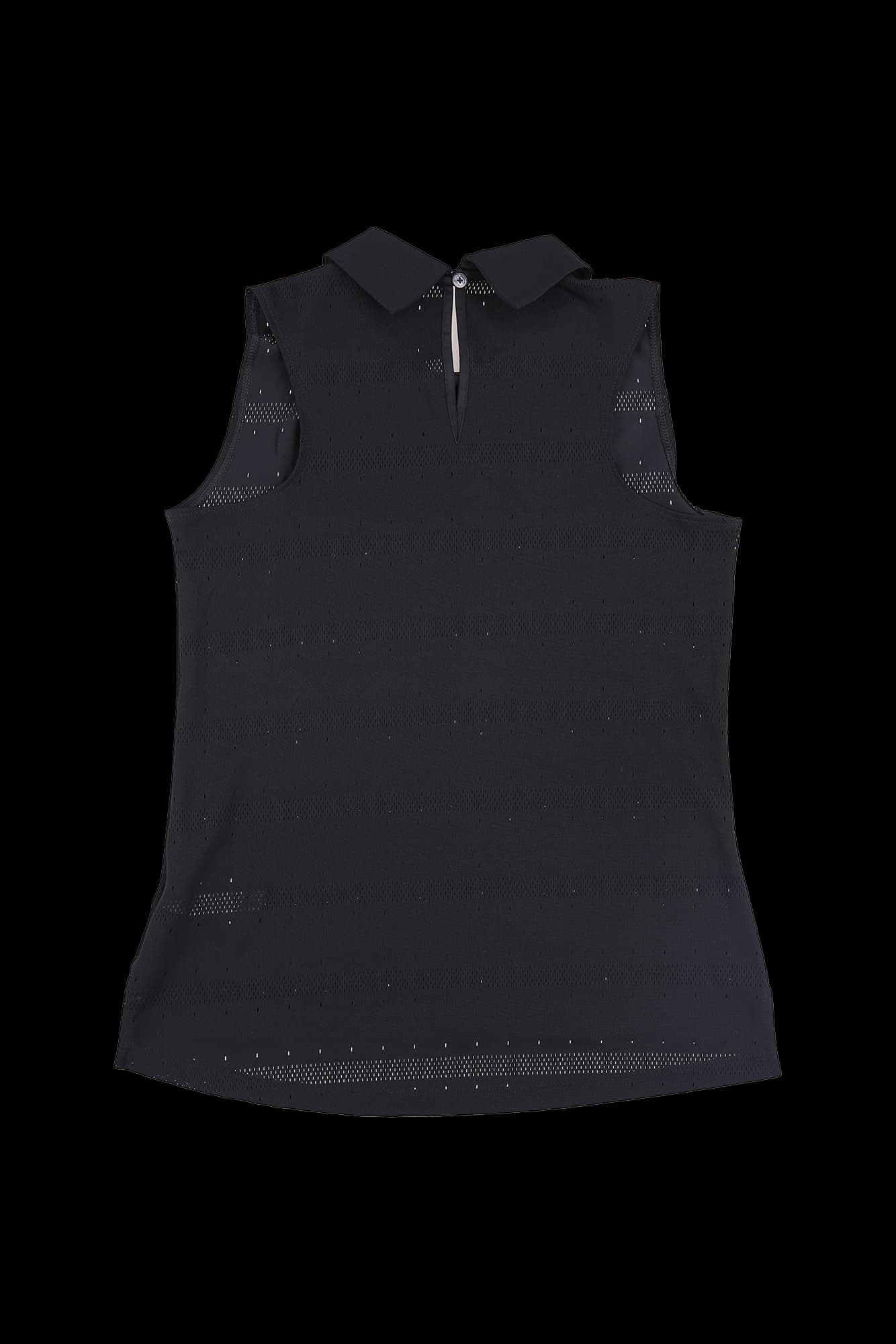 슬리브리스 펀칭 카라 티셔츠