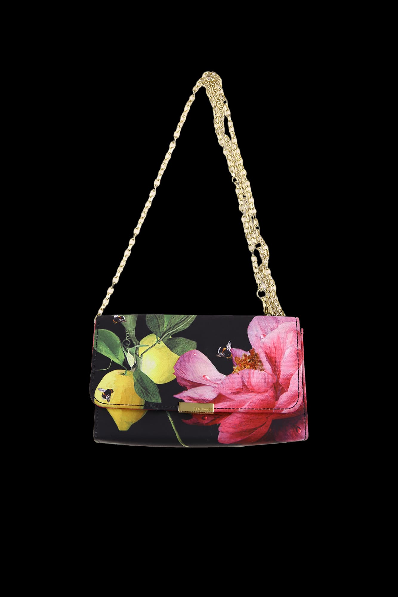 골드 체인 숄더백