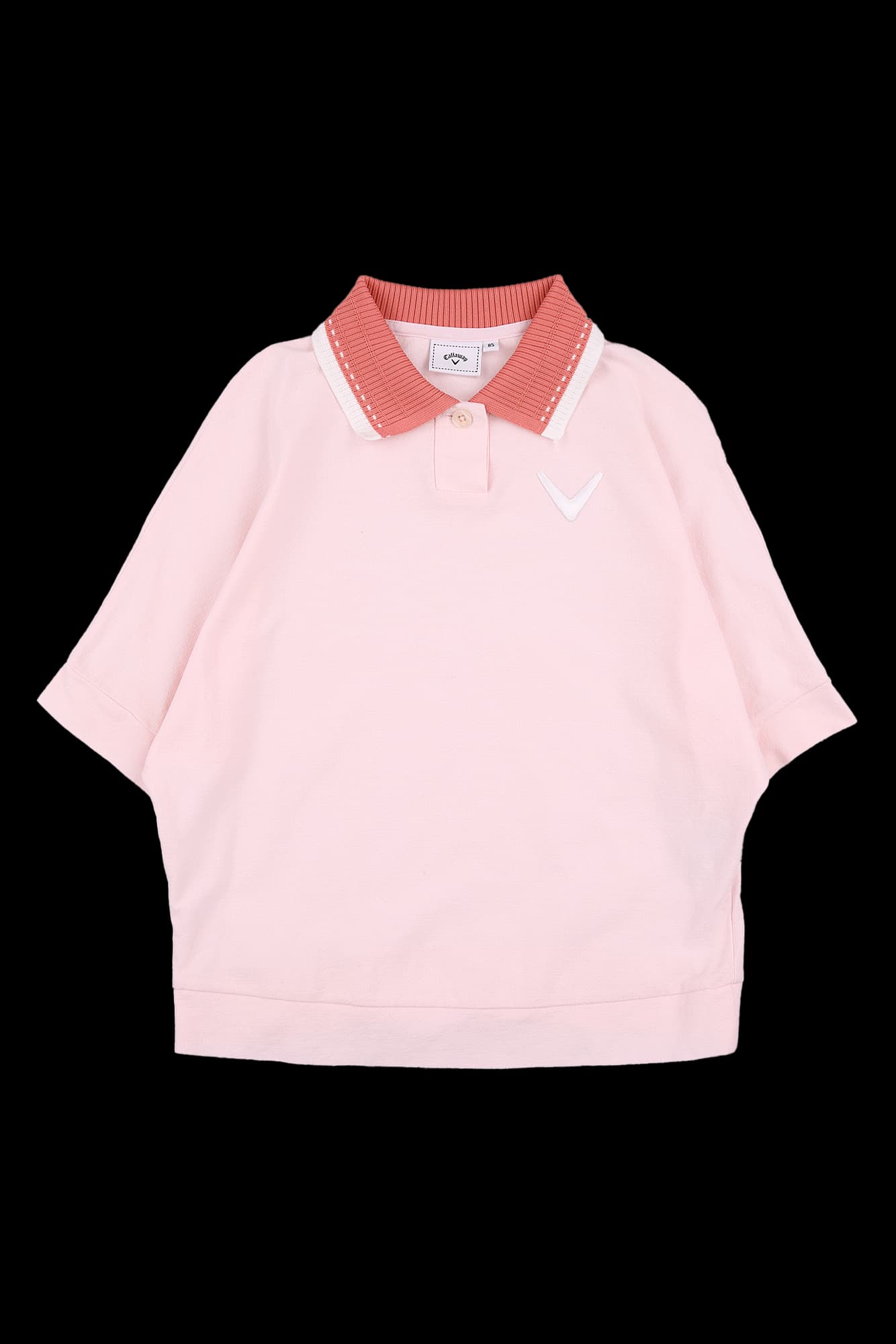 로고 배색 카라 티셔츠