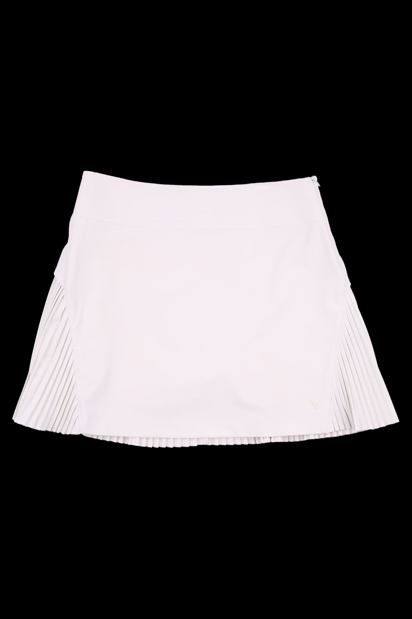 사선 플리츠 스커트