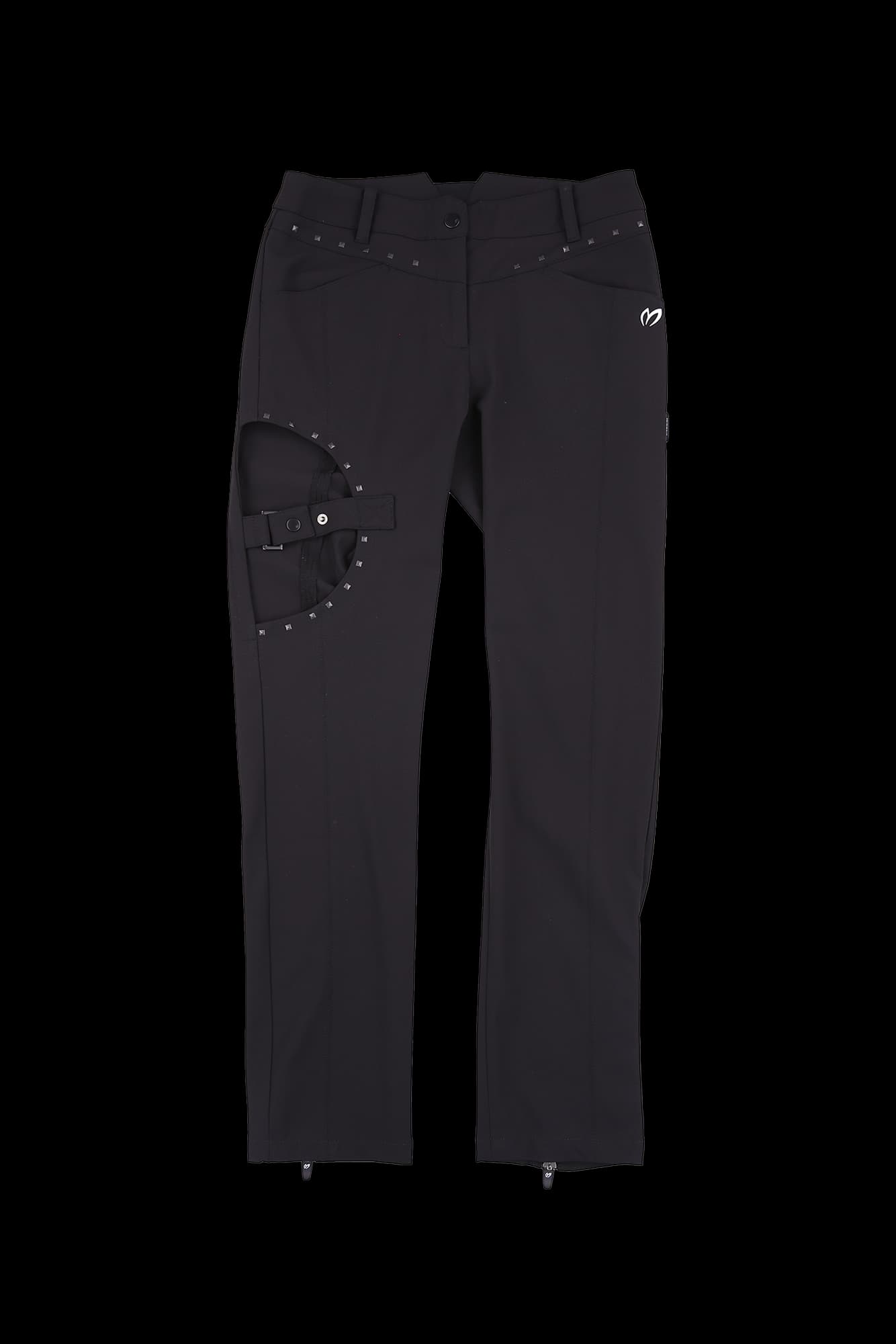 미드 홀 밴딩 팬츠