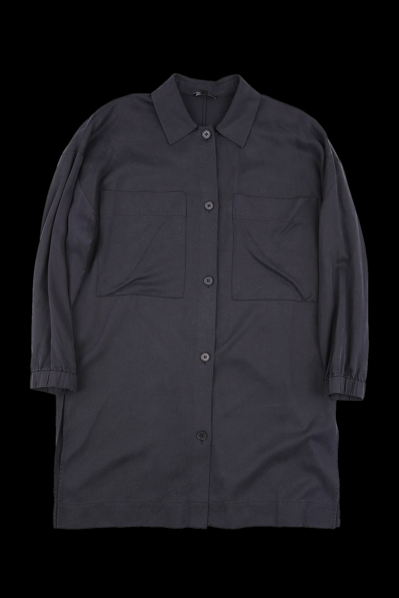 포켓 루즈핏 셔츠 원피스