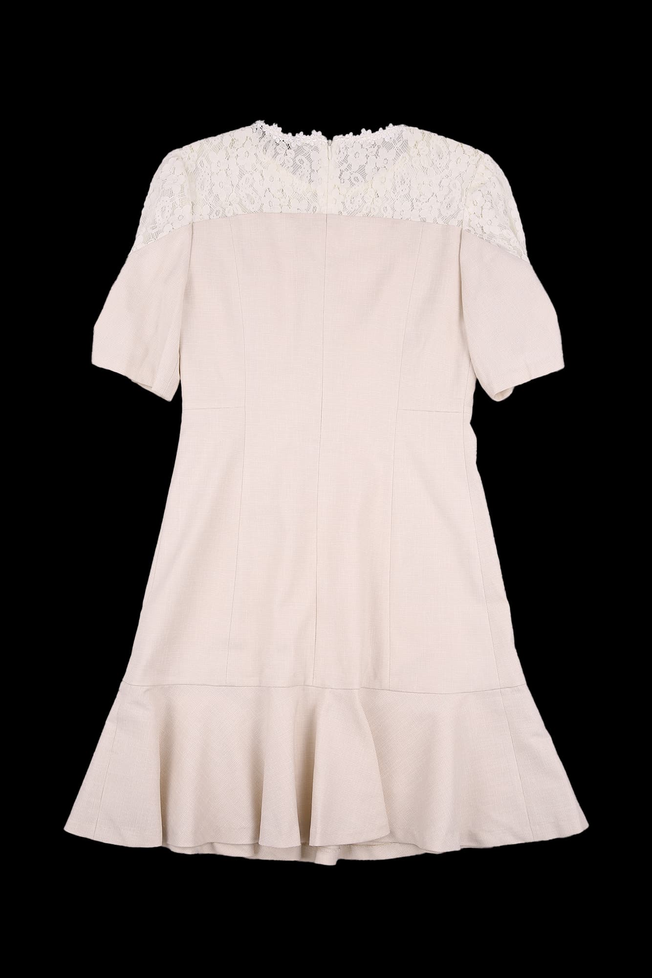 레이스 반팔 원피스