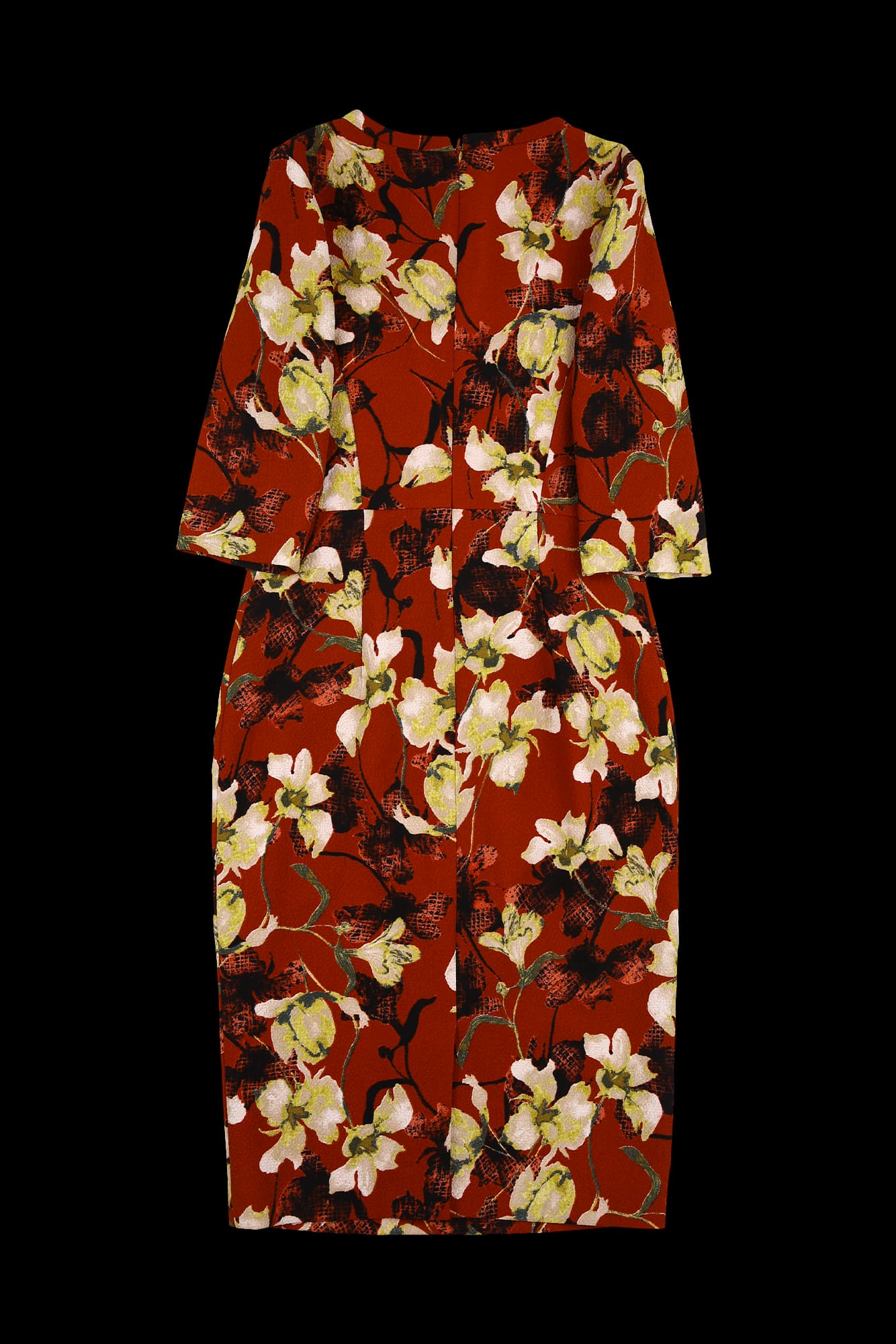 플라워 미디원피스