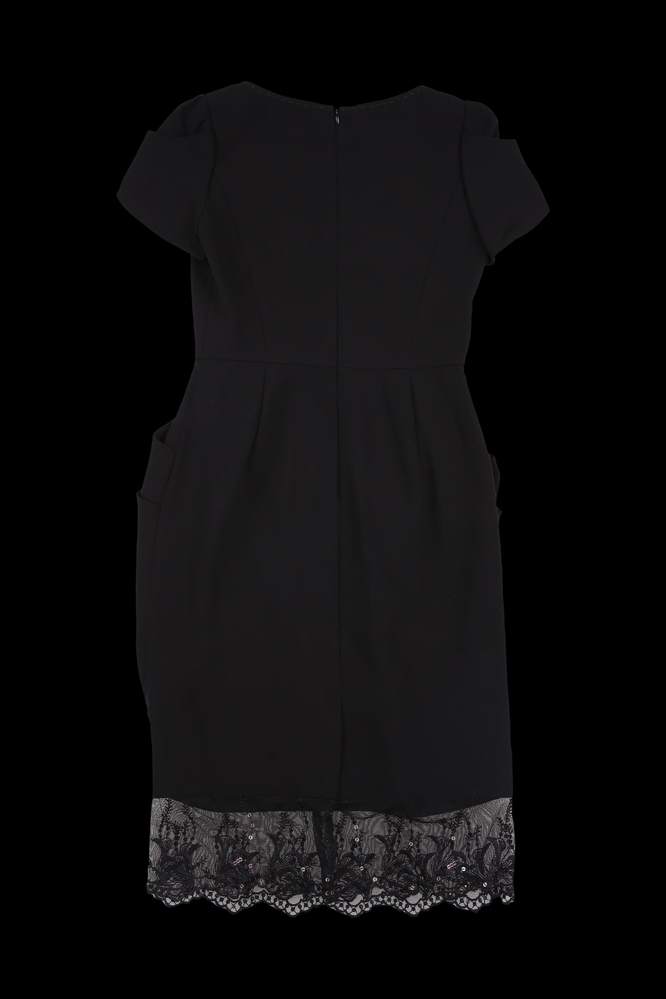 밑단 시스루 원피스