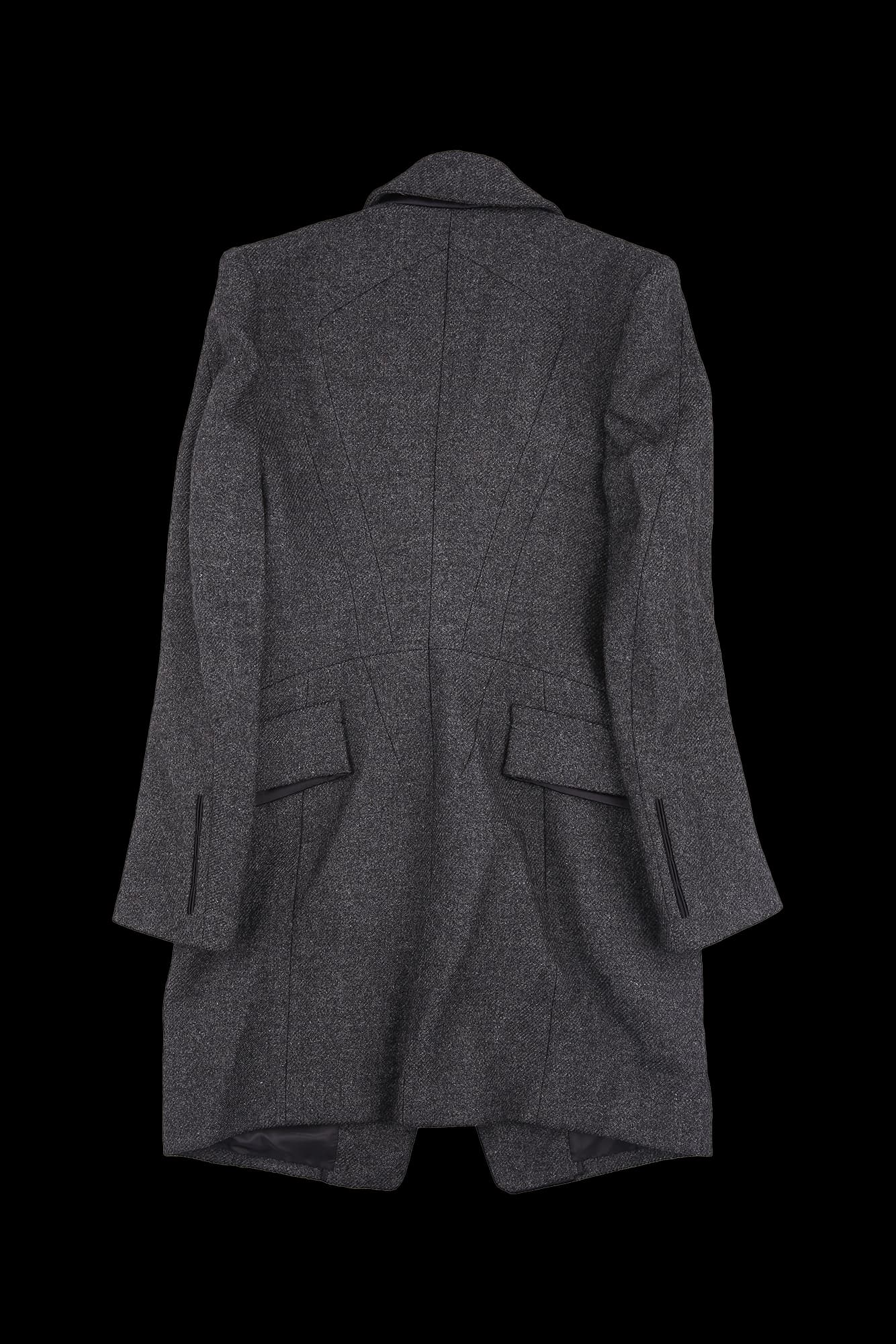 빅 라펠 히든 하프 코트