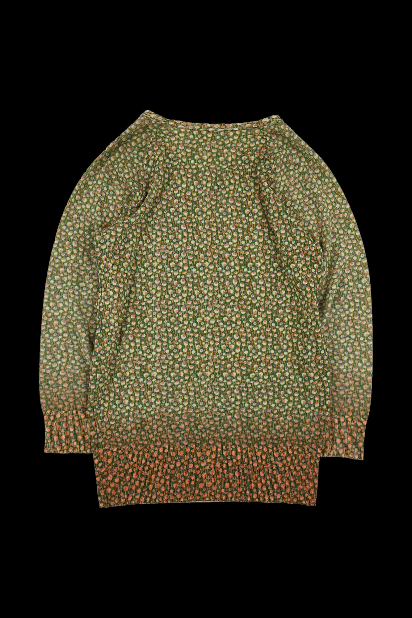 딥 라운드 롱 티셔츠