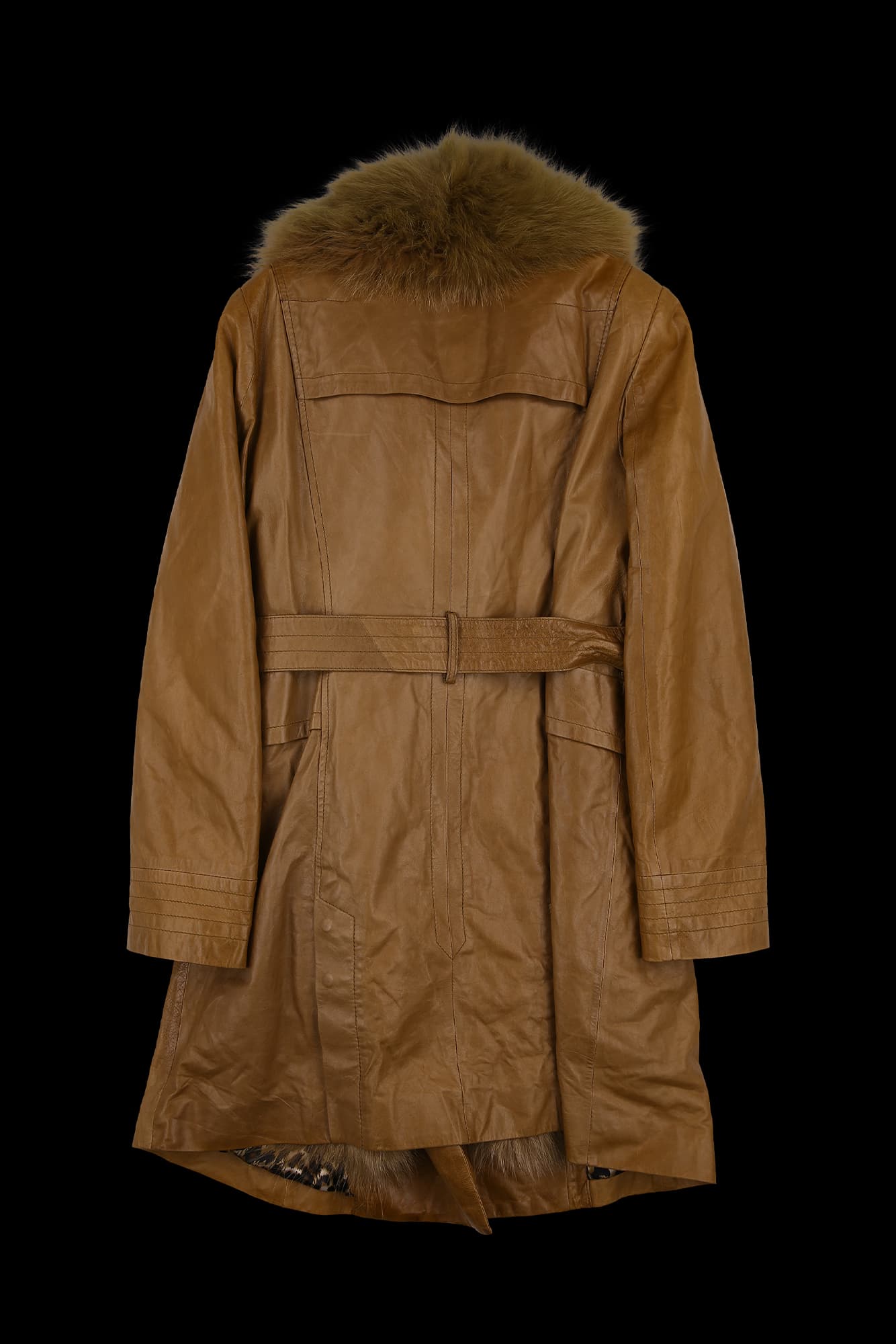 라이너 가죽 하프코트