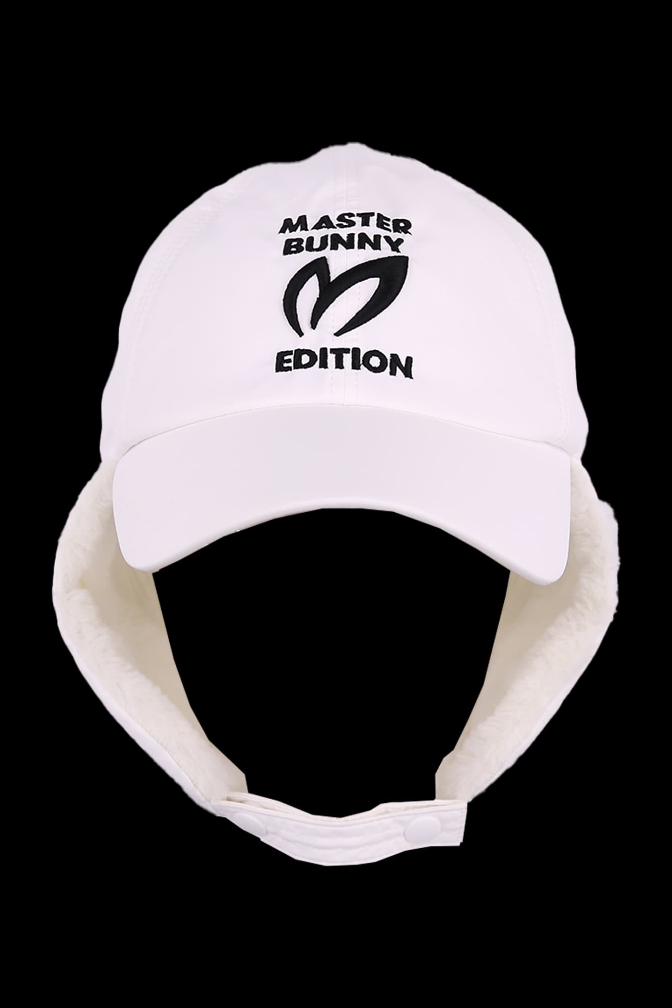 로고 패딩 캡모자