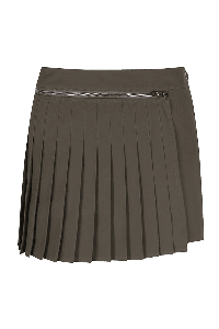 지퍼 플리츠 큐롯스커트