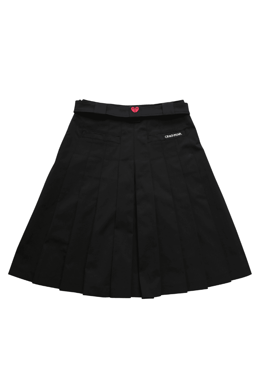 벨트 플리츠 팬츠